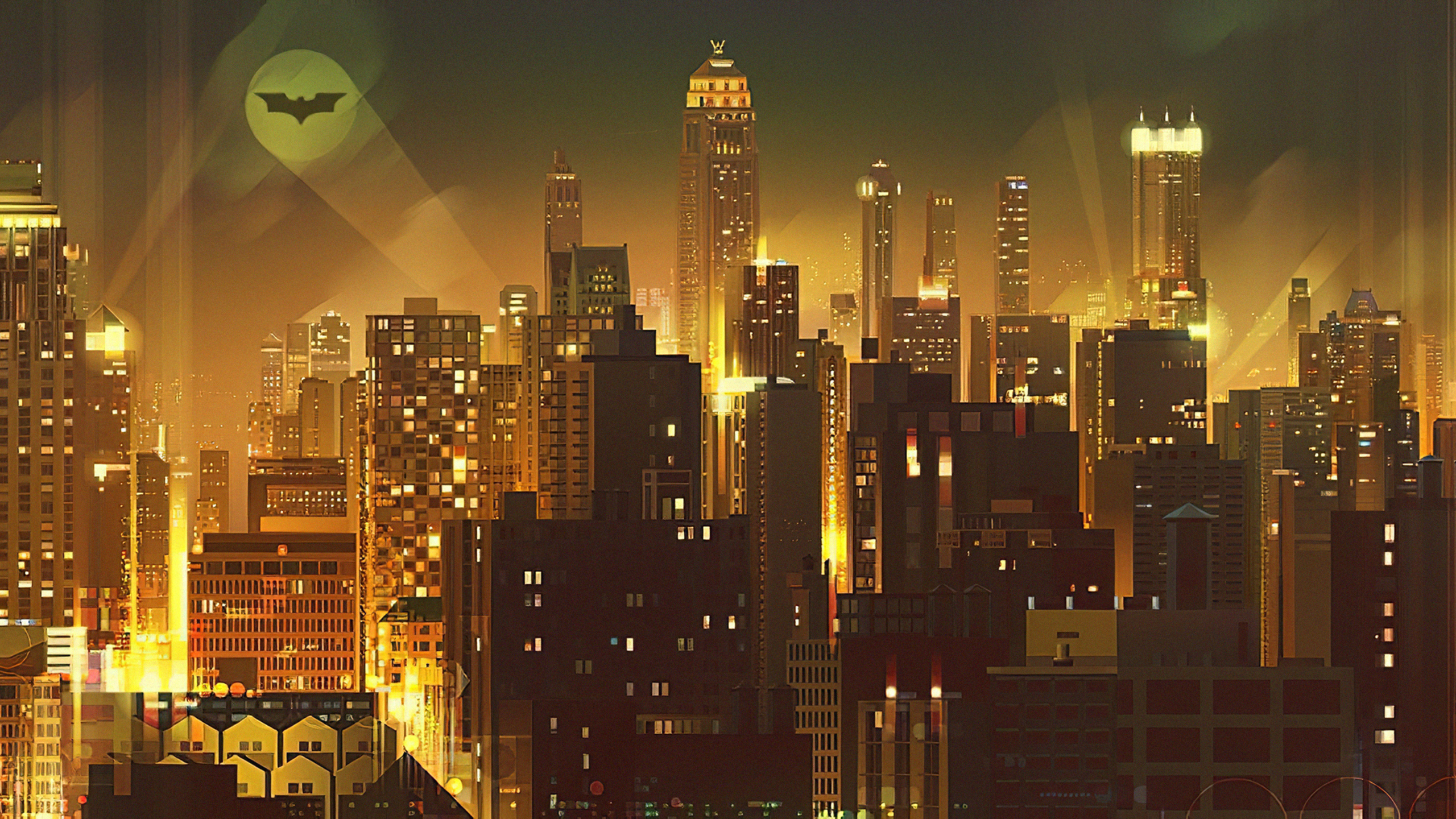 Gotham Towers Artwork Wallpapers