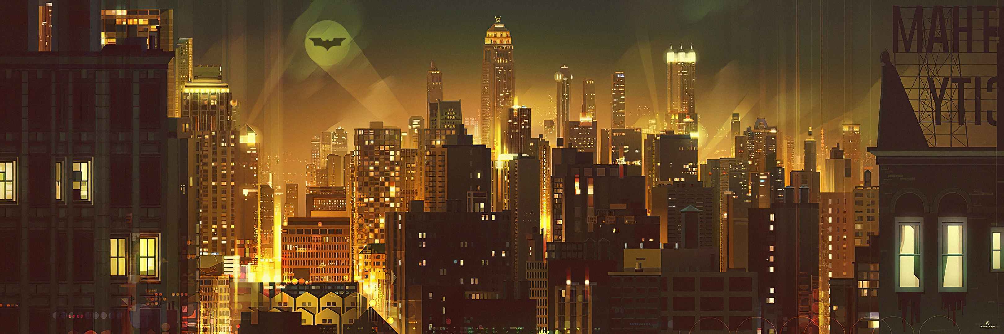 Gotham Towers Artwork Wallpapers