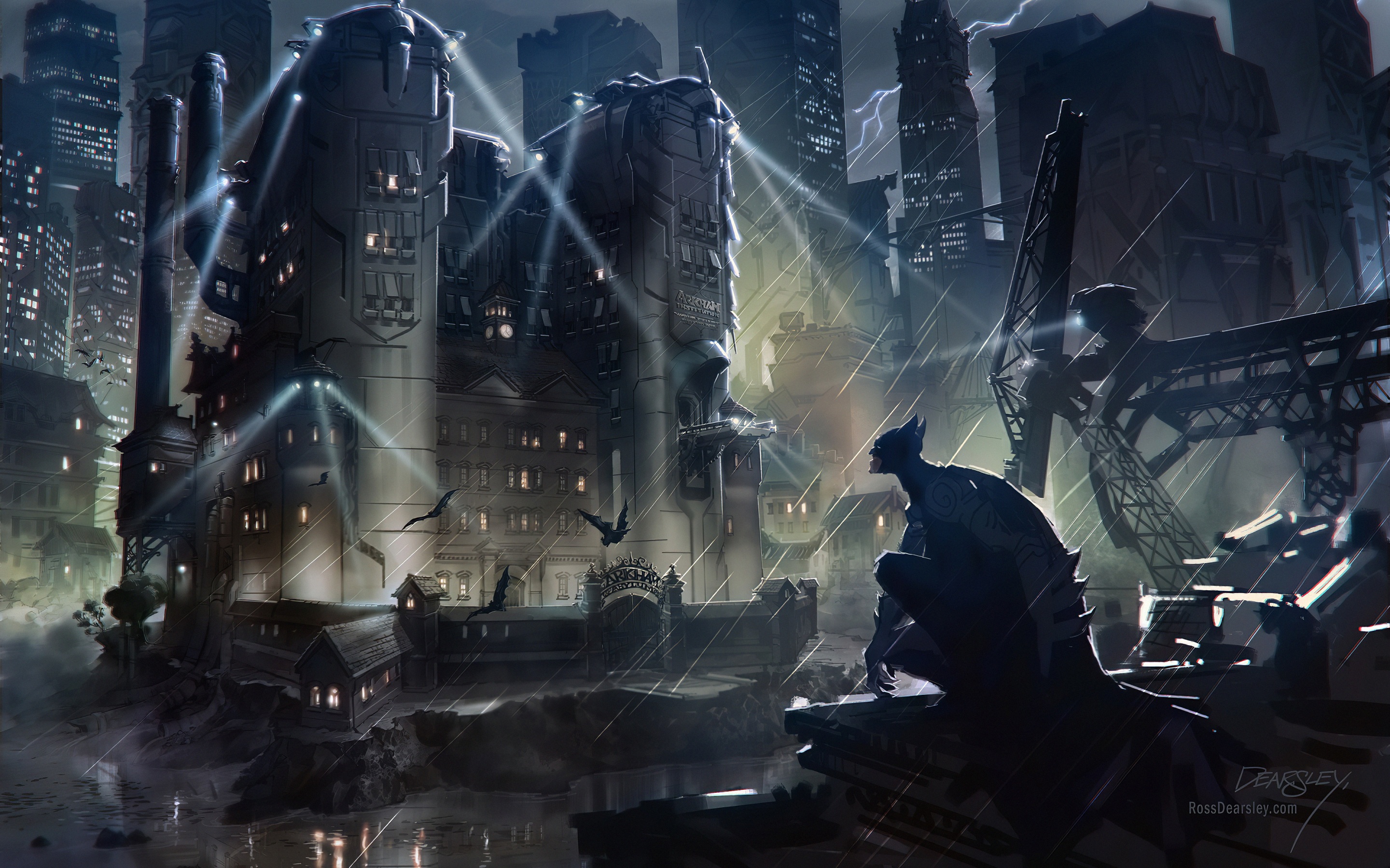 Gotham Towers Artwork Wallpapers