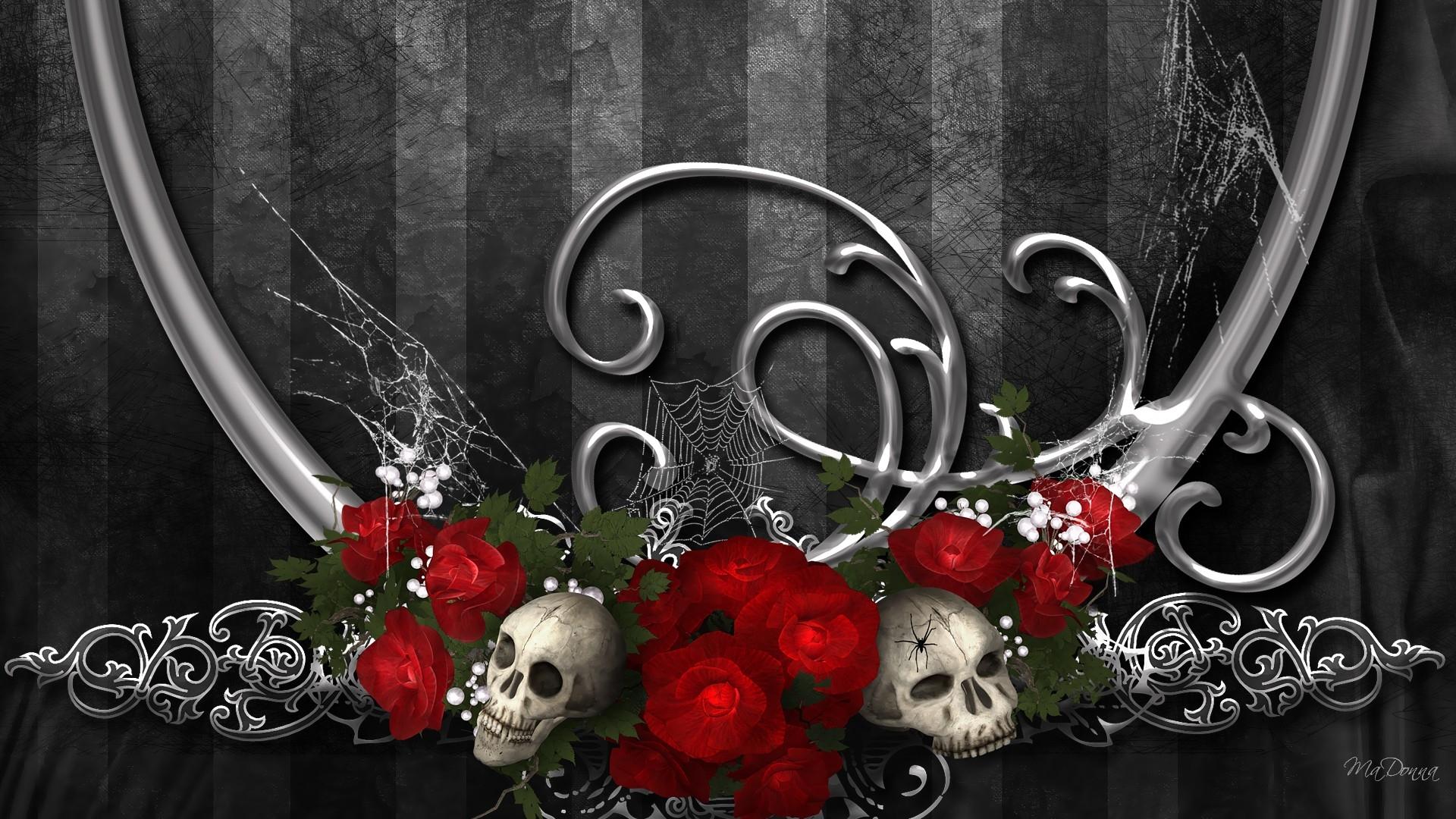 Gothic Rose Background