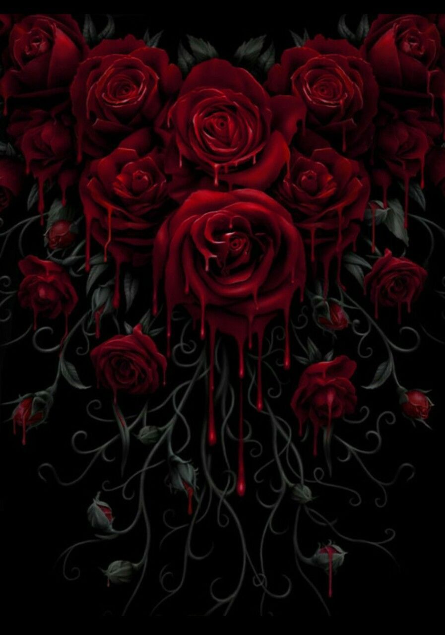 Gothic Rose Background