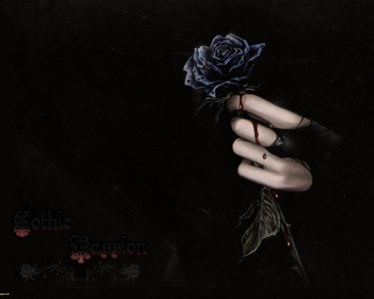 Gothic Rose Background