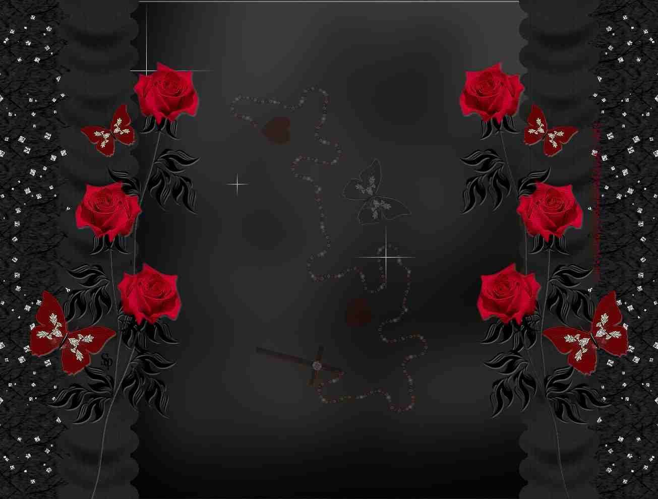 Gothic Rose Background