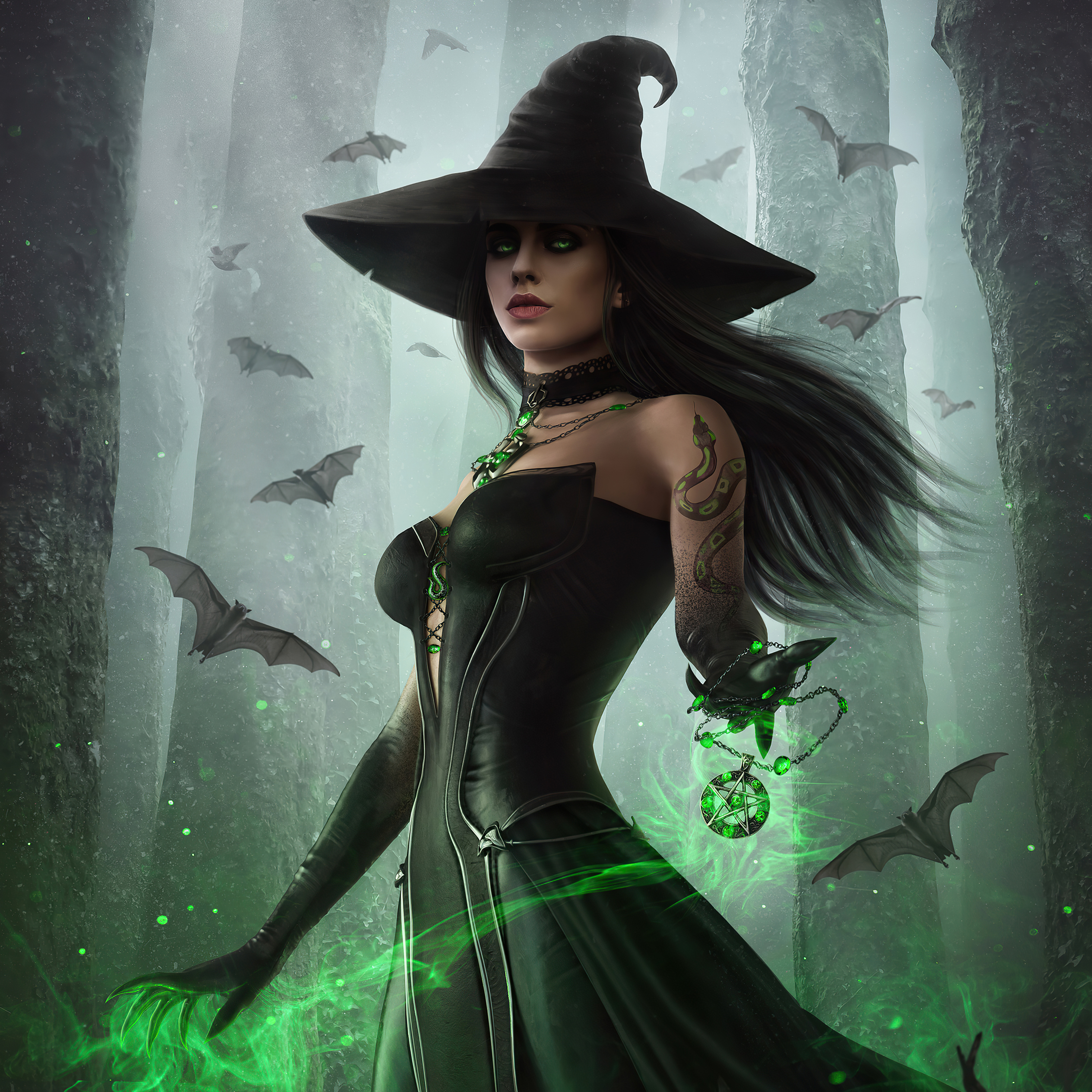 Gothic Witch Wallpapers