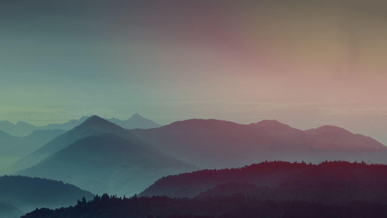 Gradient Mountains Wallpapers