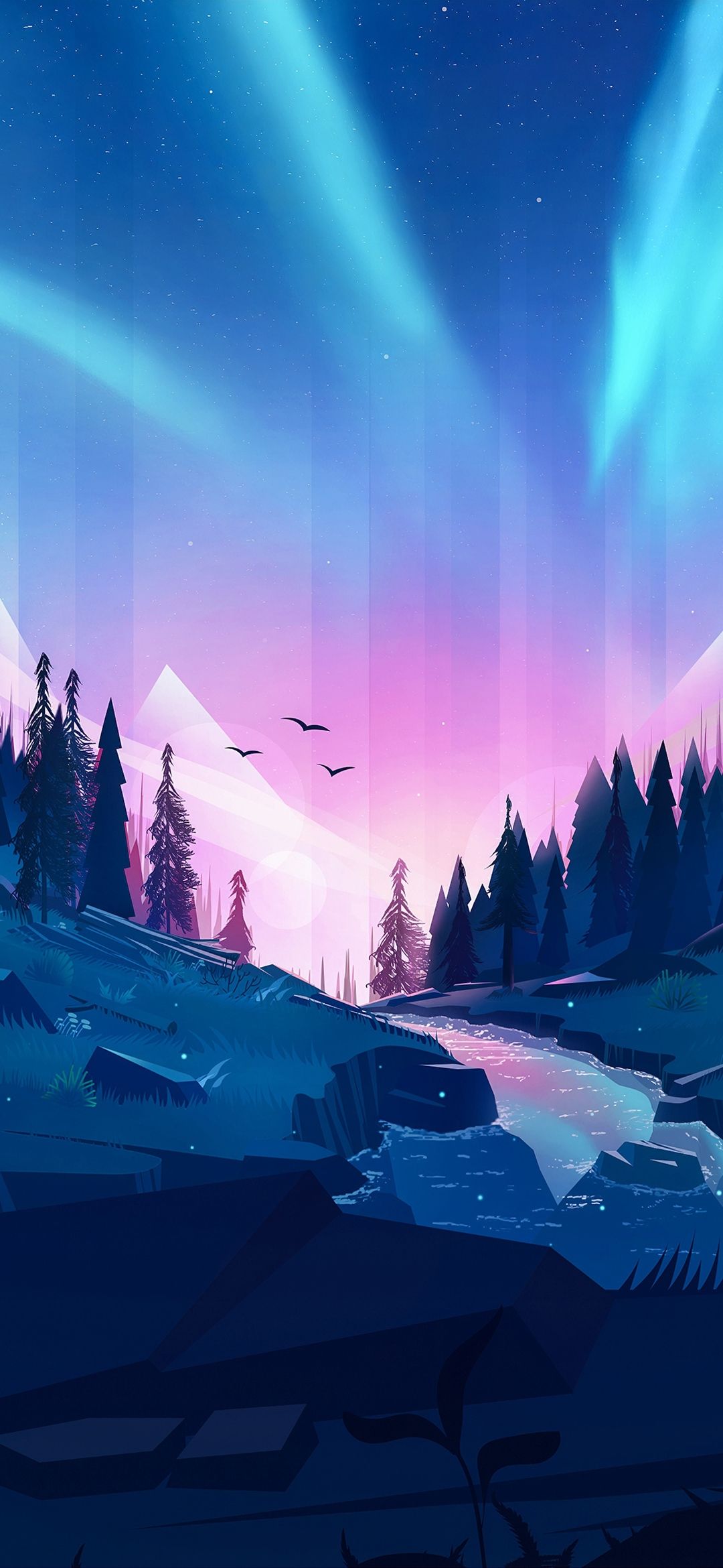 Gradient Mountains Wallpapers