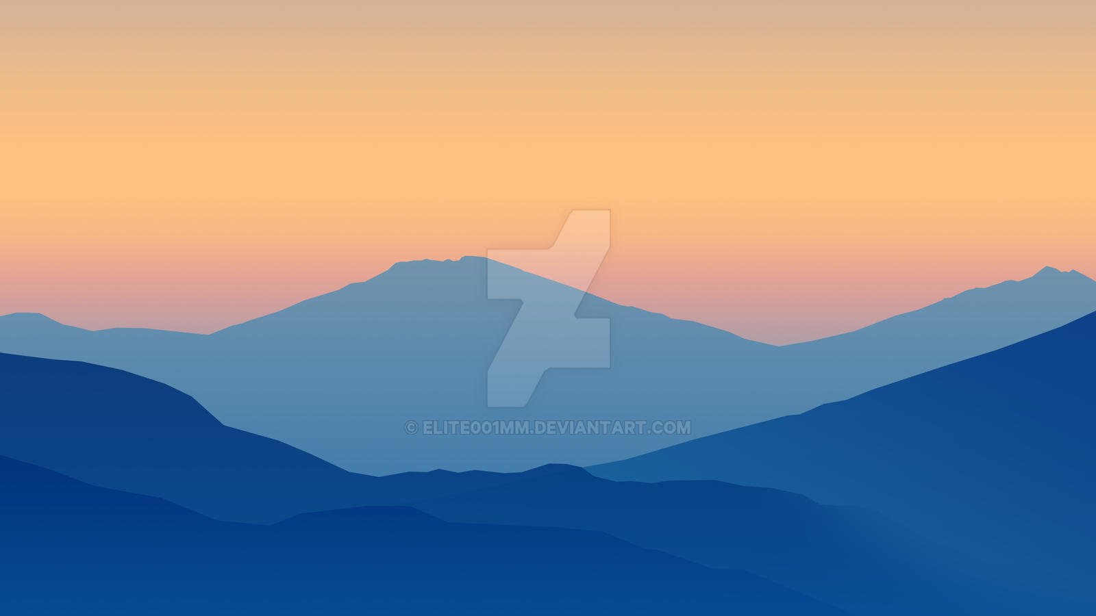 Gradient Mountains Wallpapers