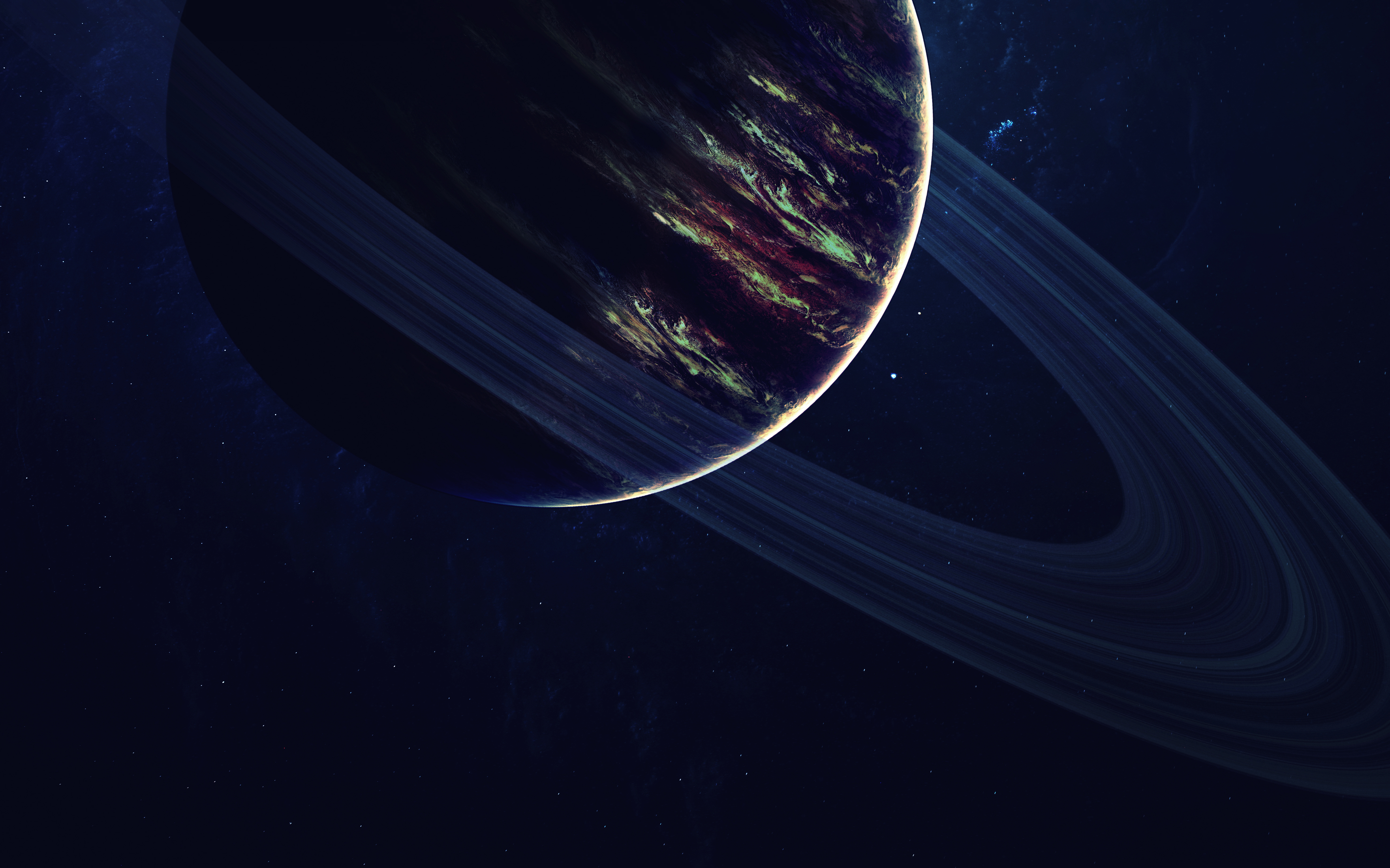 Gradient Sci Fi Planet Wallpapers