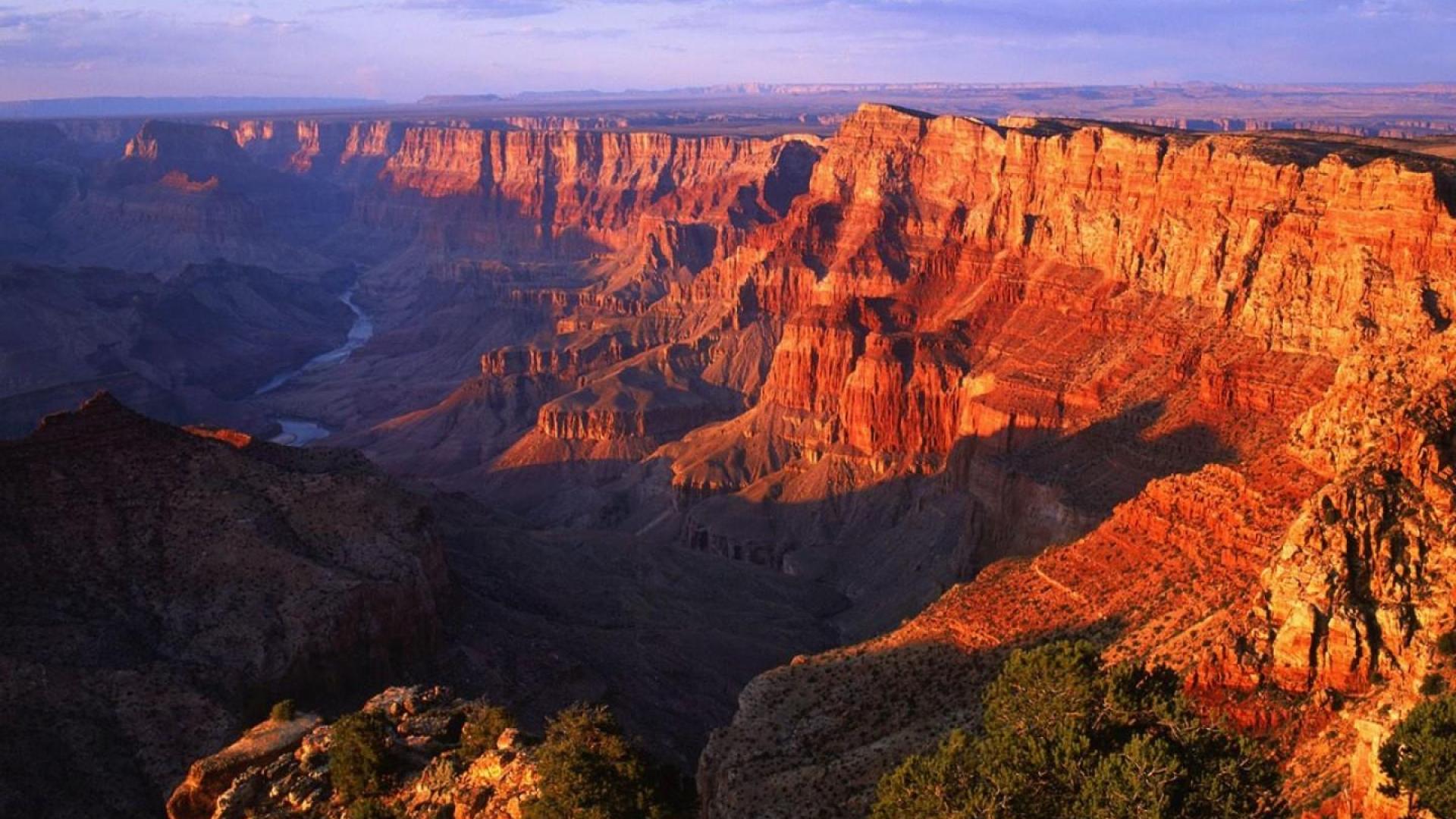 Grand Canyon Mountains In Sunset Wallpapers