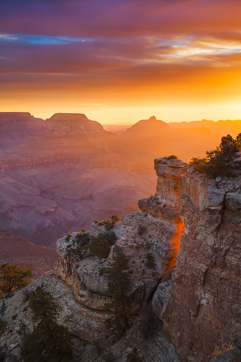 Grand Canyon Mountains In Sunset Wallpapers