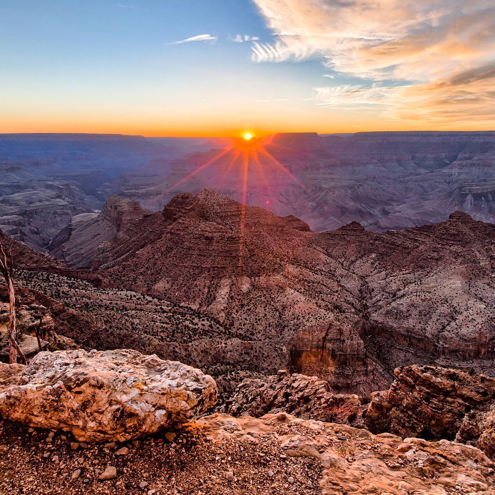 Grand Canyon Mountains In Sunset Wallpapers