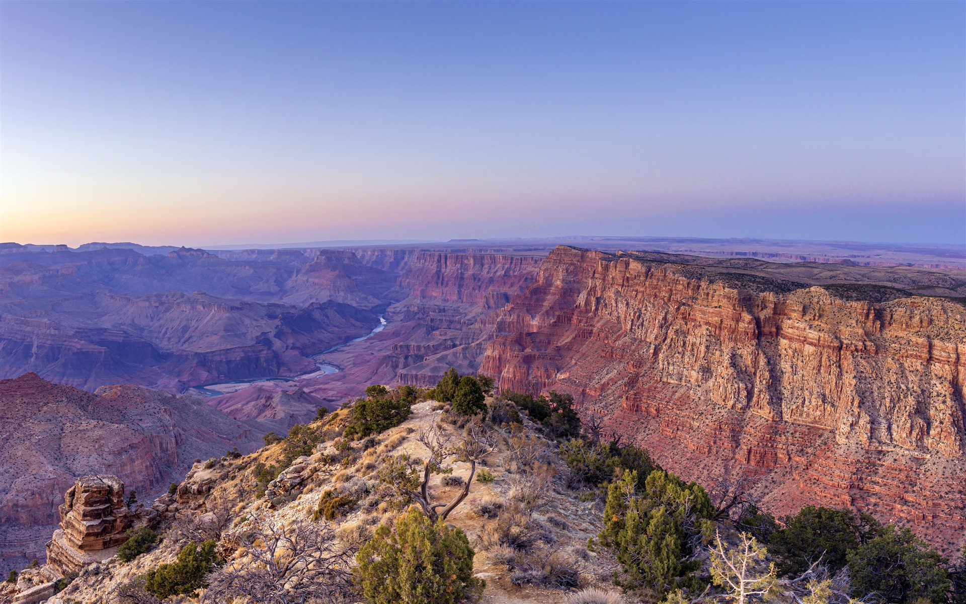 Grand Canyon Mountains In Sunset Wallpapers