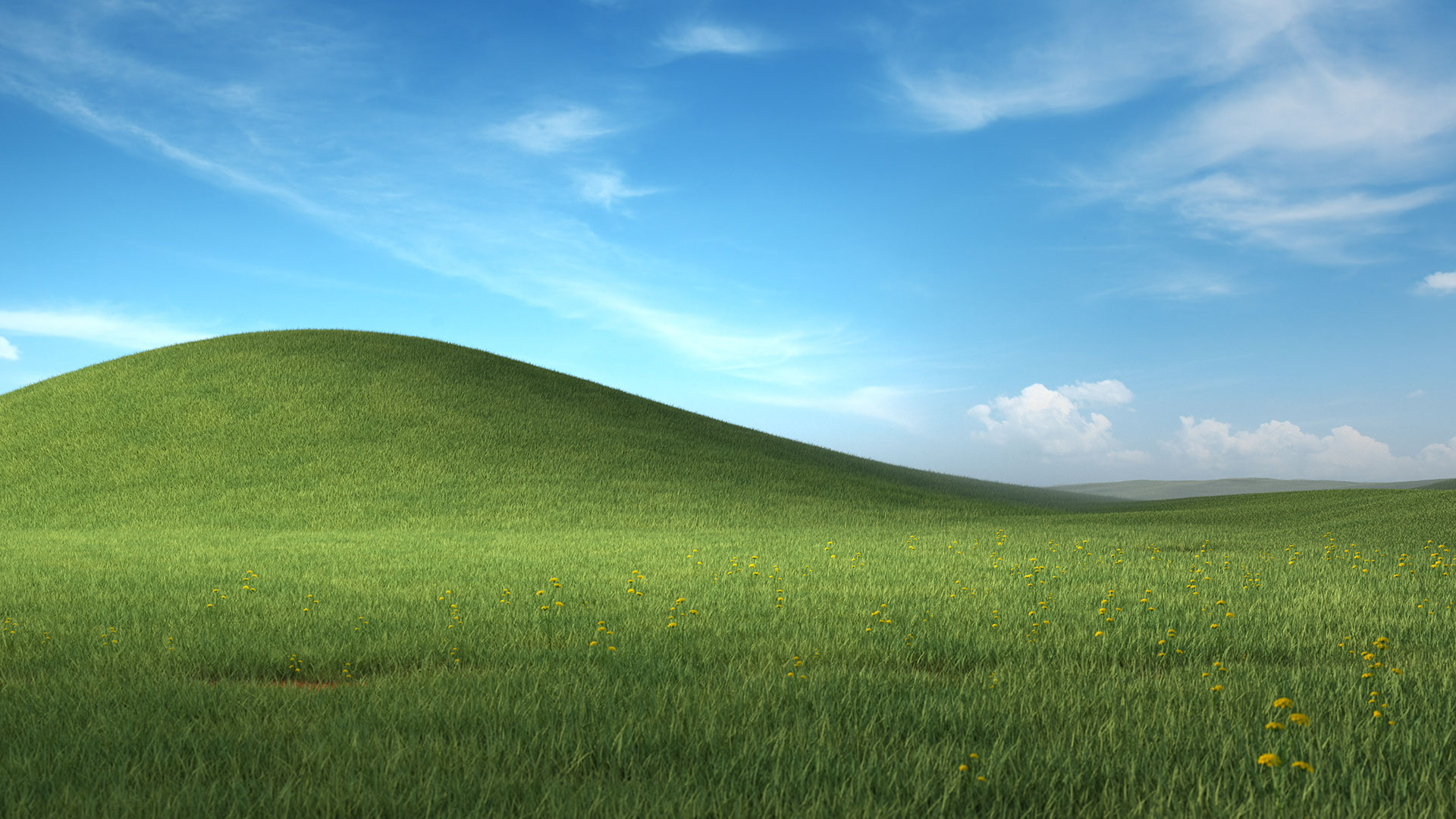 Grassy Hill Background