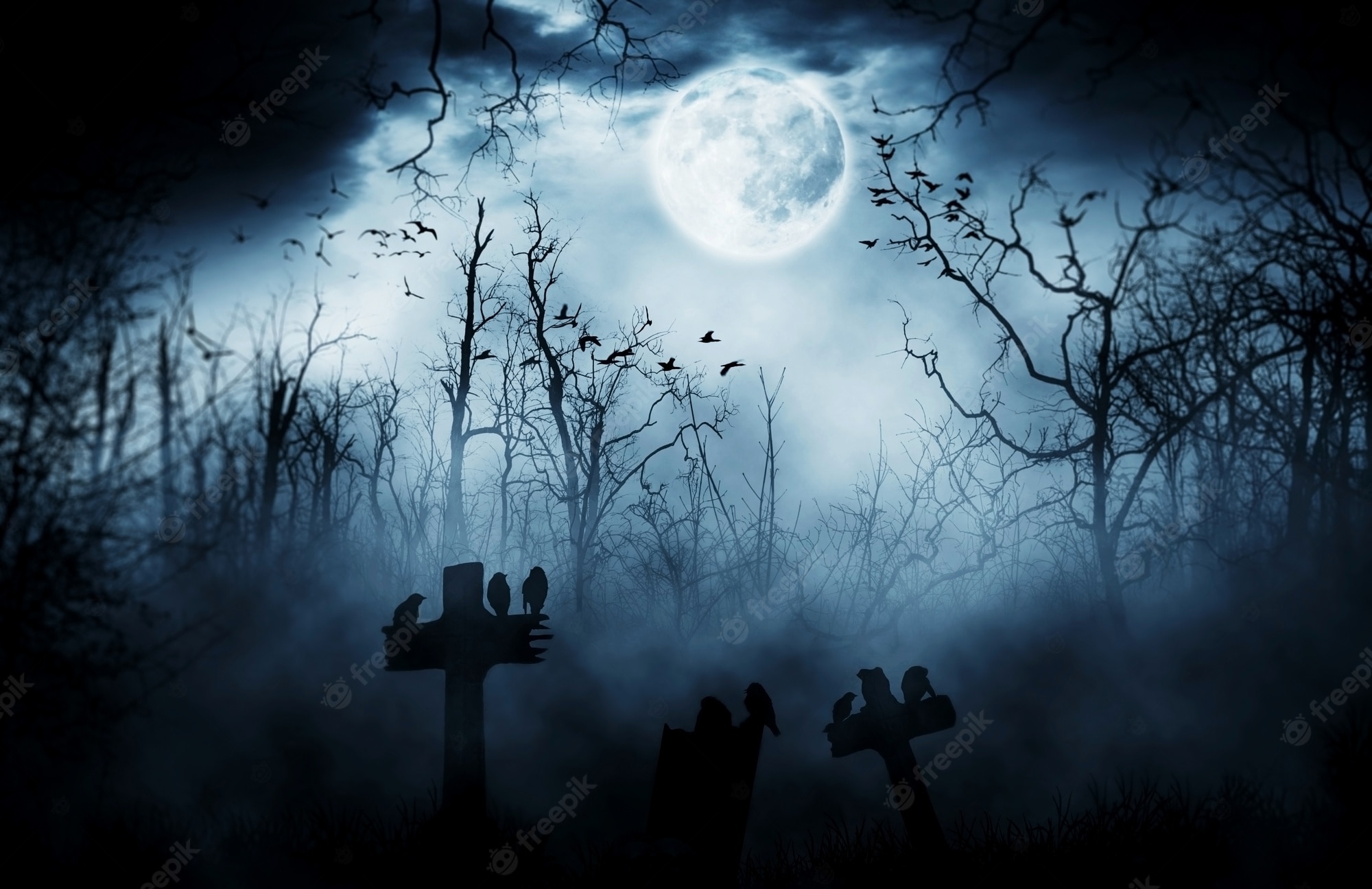 Graveyard Background