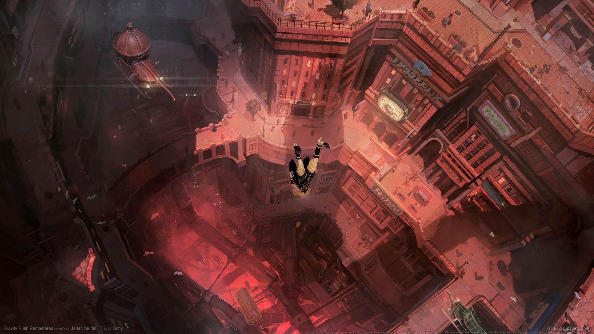 Gravity Rush Game Digital Wallpapers