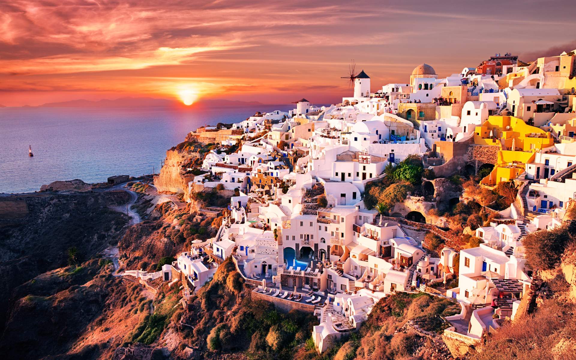 Greece Night Wallpapers