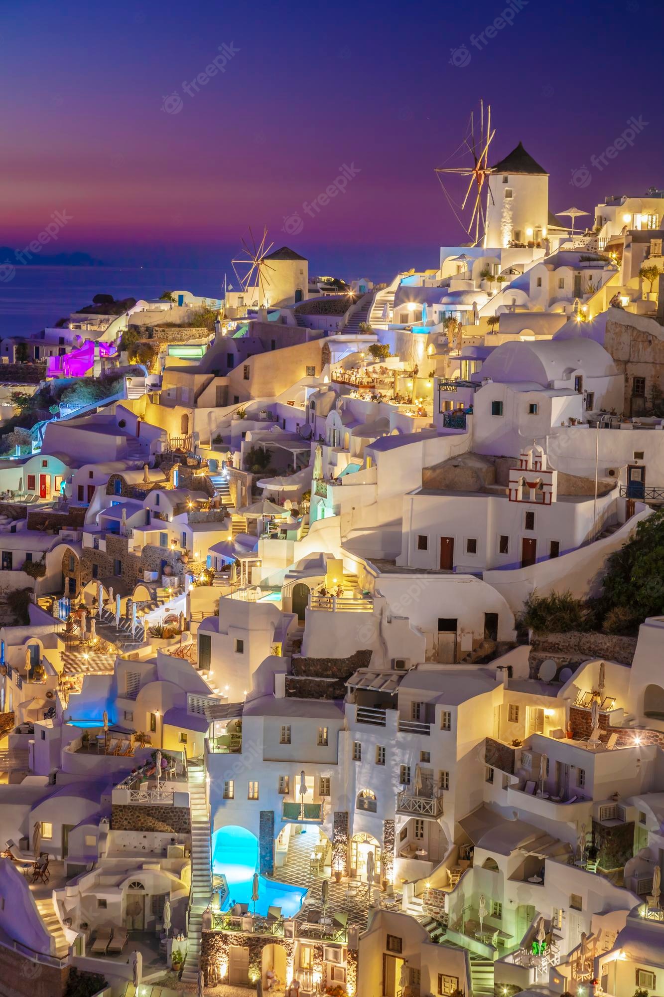 Greece Night Wallpapers