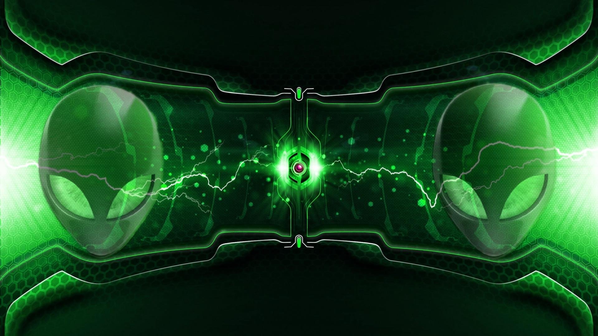 Green Alienware Wallpapers