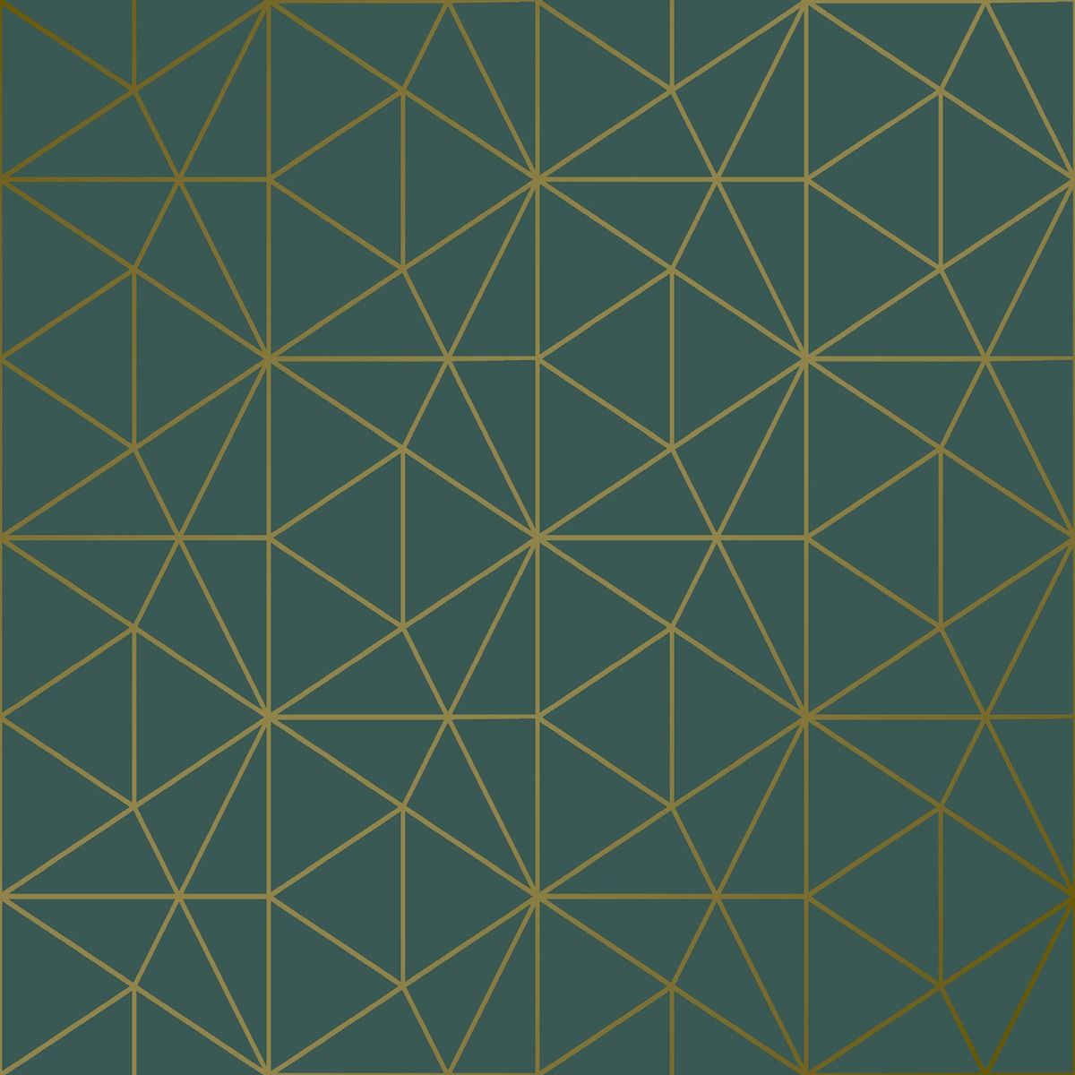 Green And Gold Geometric Wallpapers