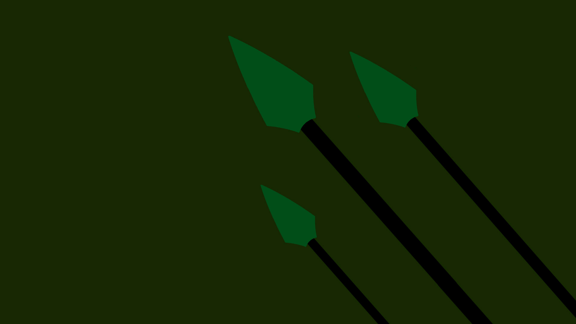 Green Arrow Minimalism Wallpapers