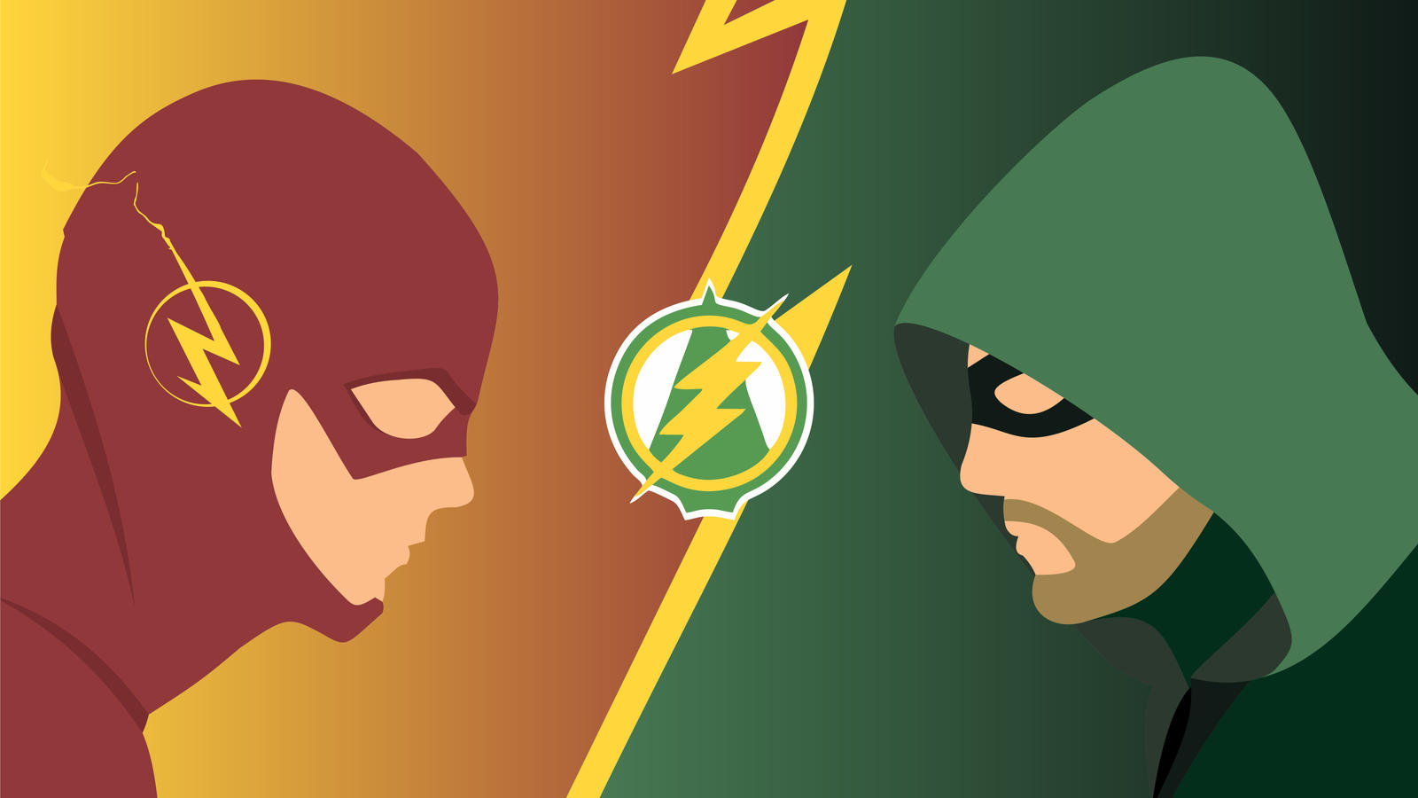 Green Arrow Minimalism Wallpapers