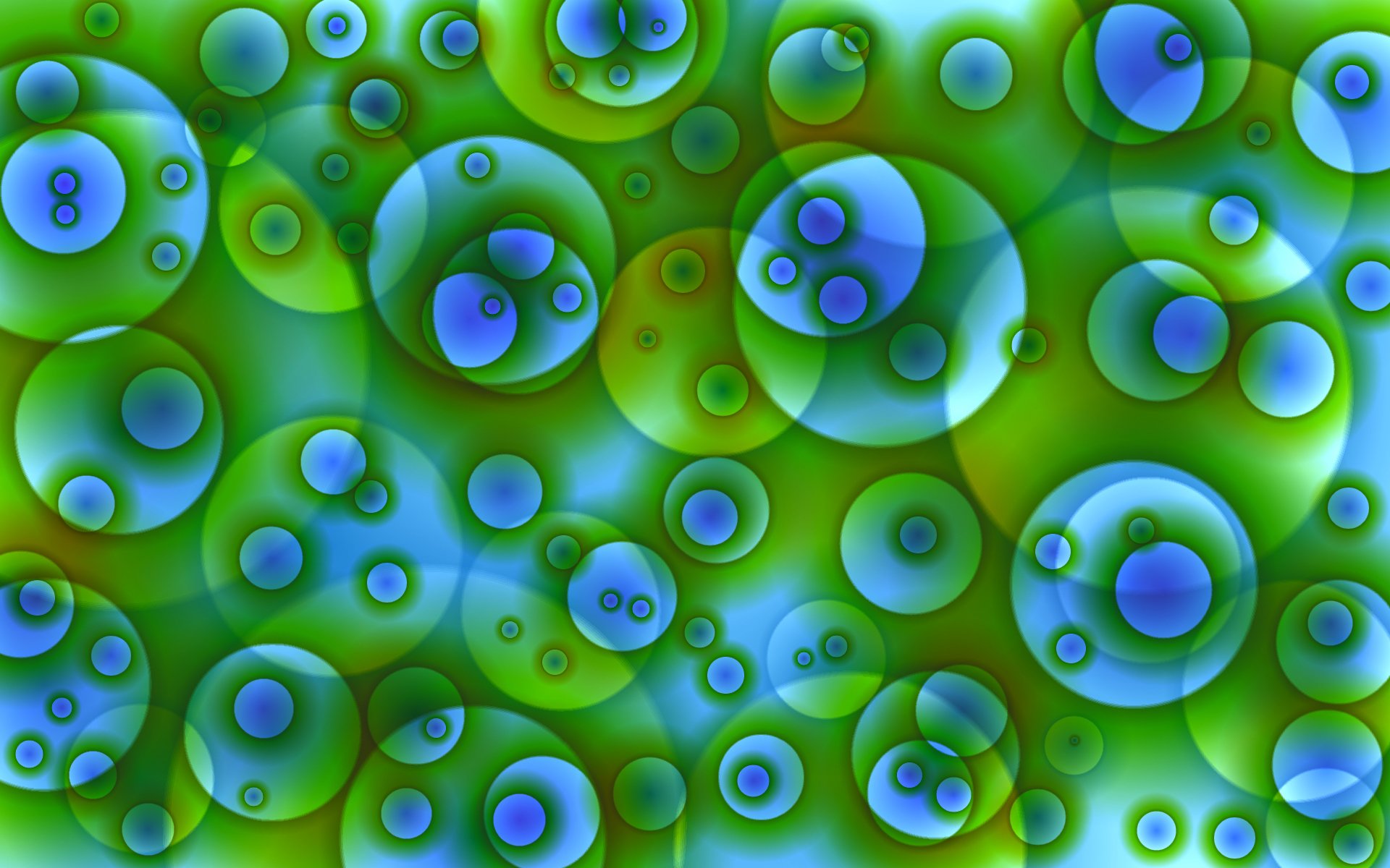 Green Bubbles Wallpapers