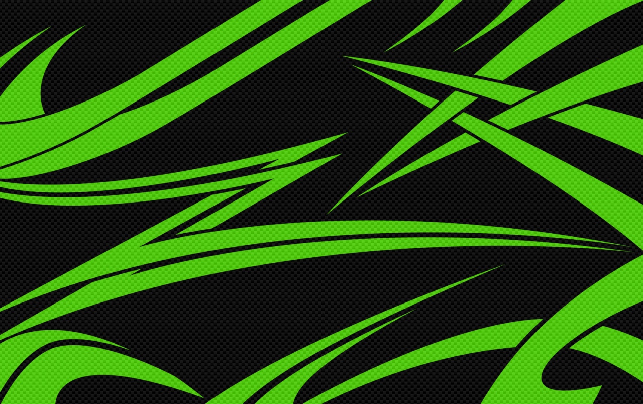 Green Carbon Fiber Wallpapers