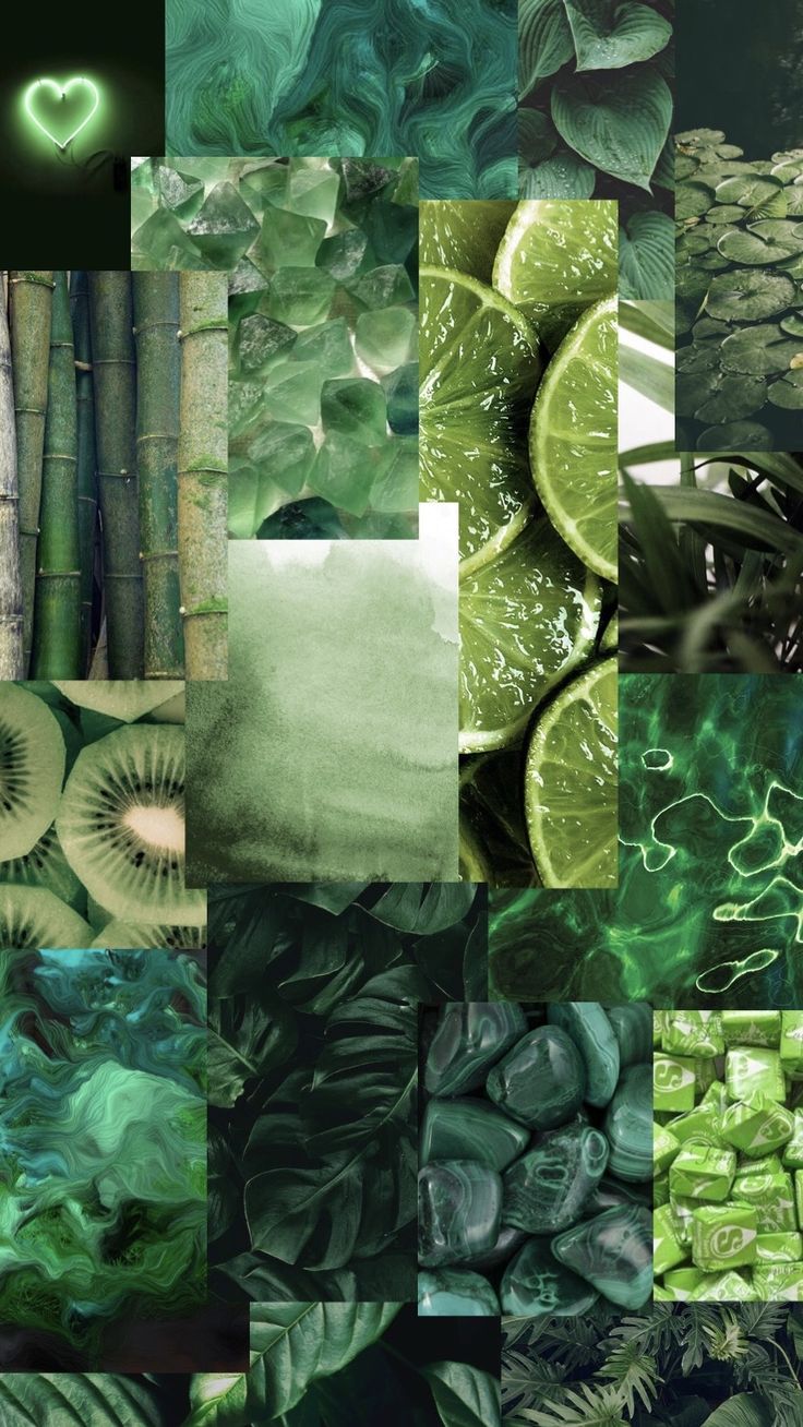 Green Collage Wallpapers