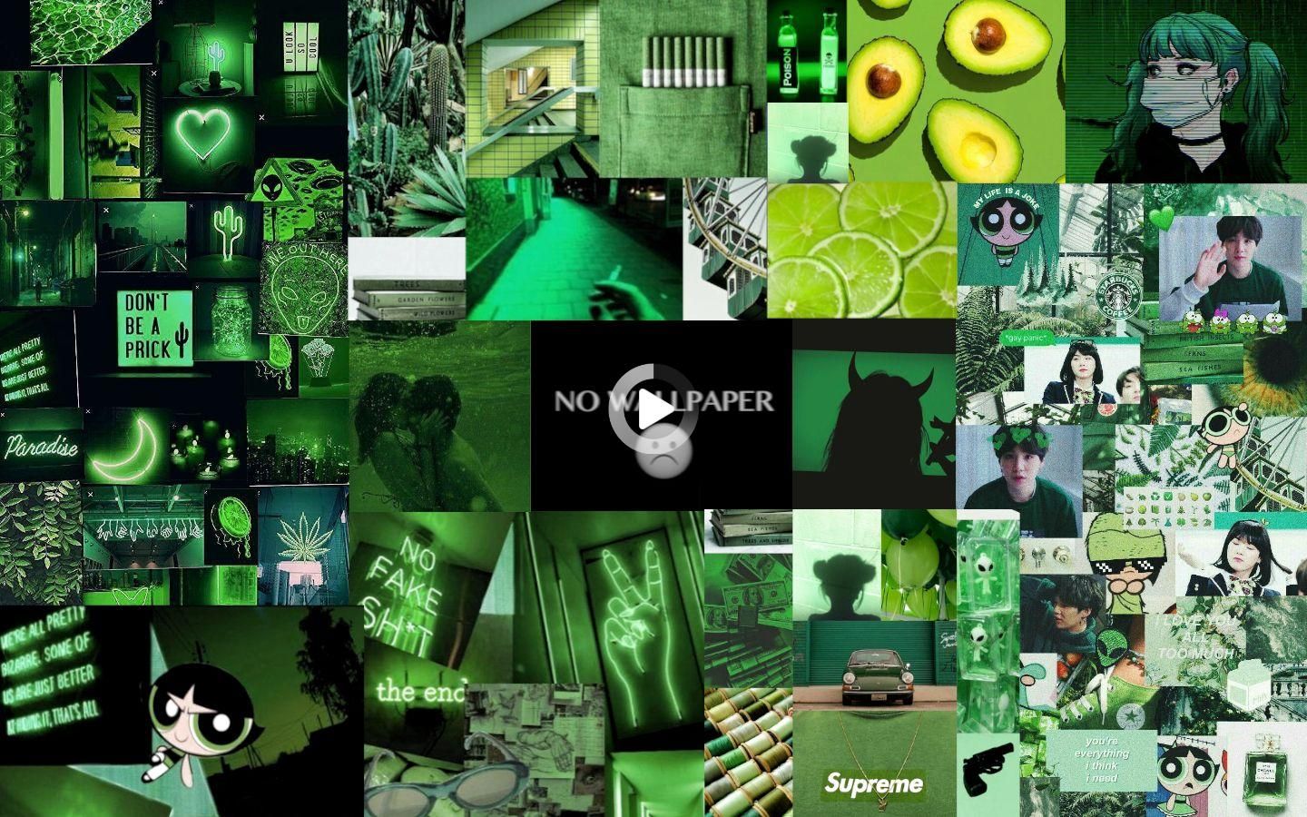 Green Collage Wallpapers