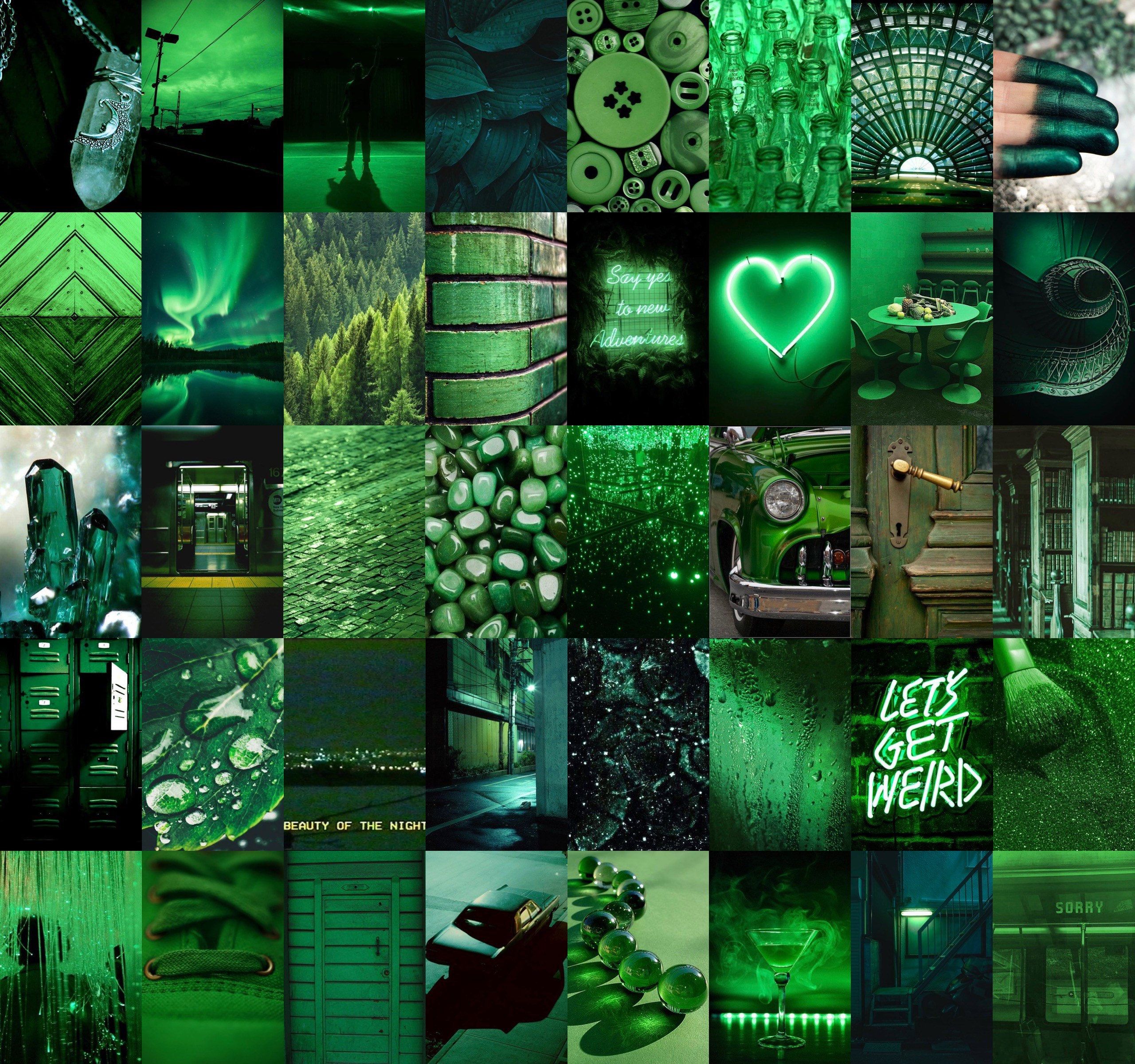 Green Collage Wallpapers