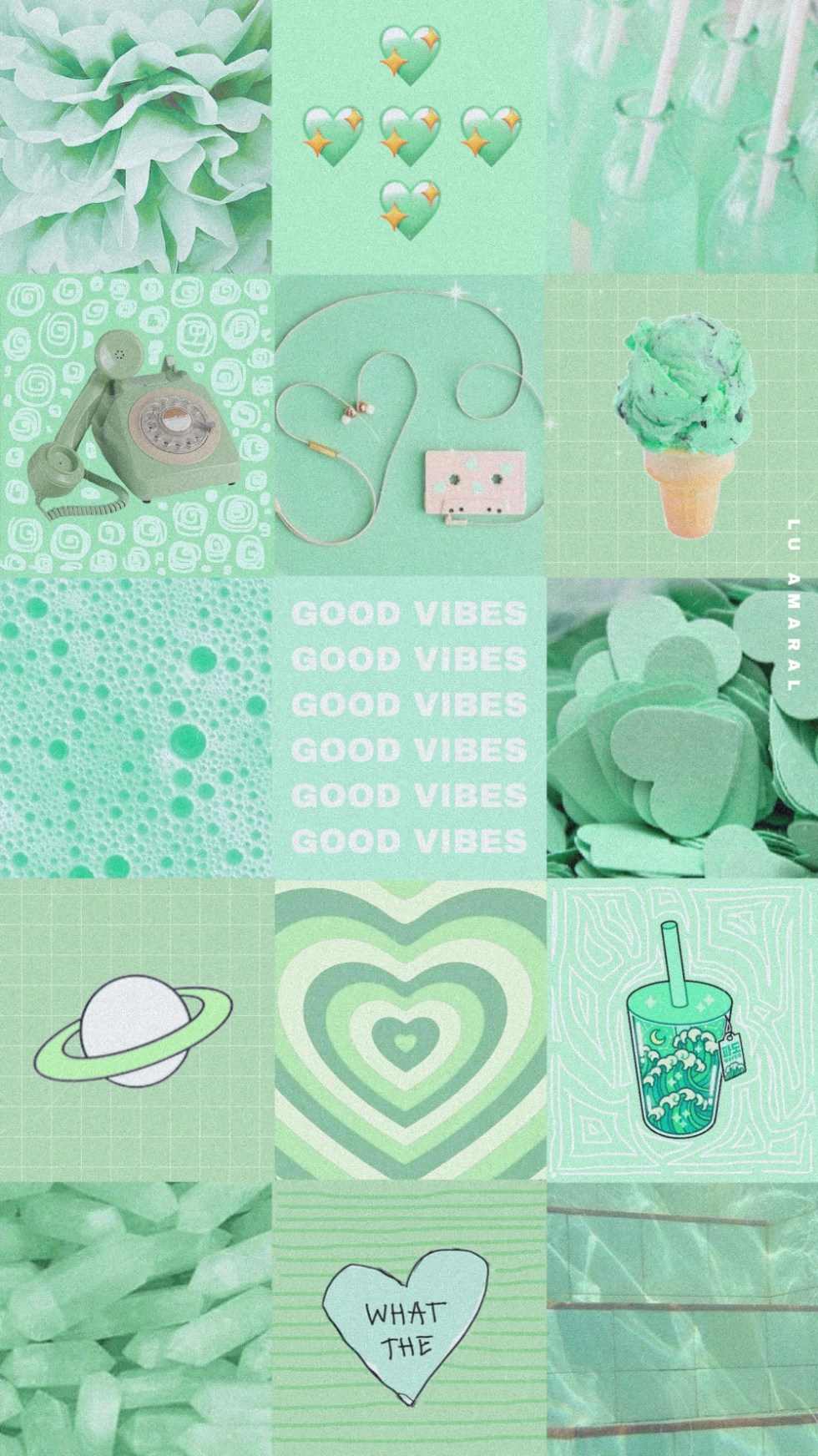 Green Collage Wallpapers