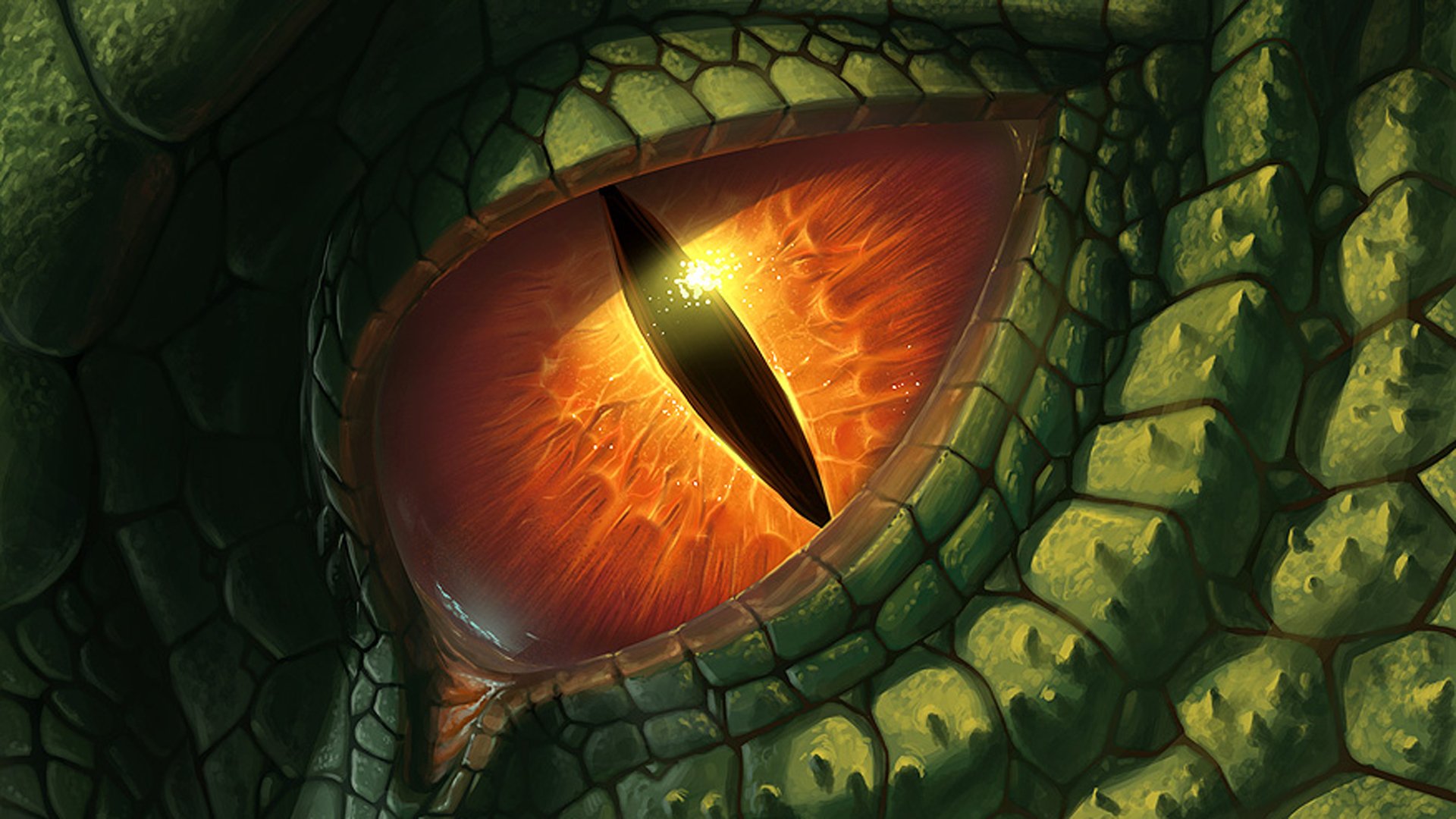 Green Dragon Eye Wallpapers