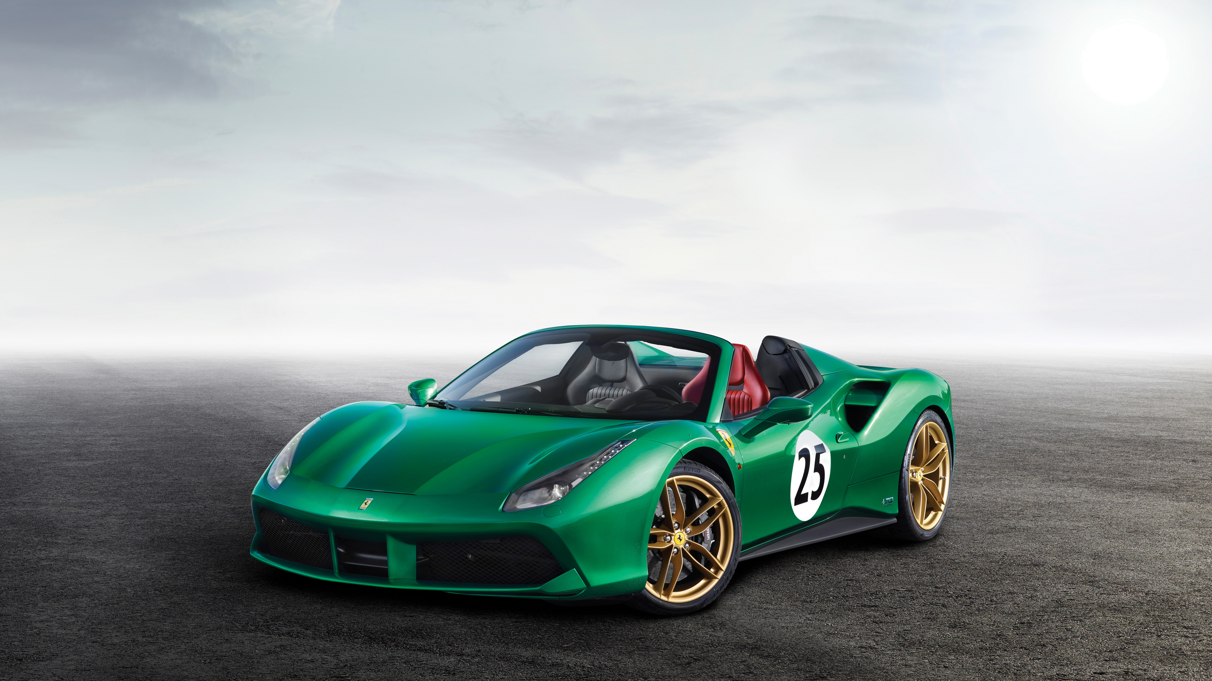 Green Ferrari Wallpapers