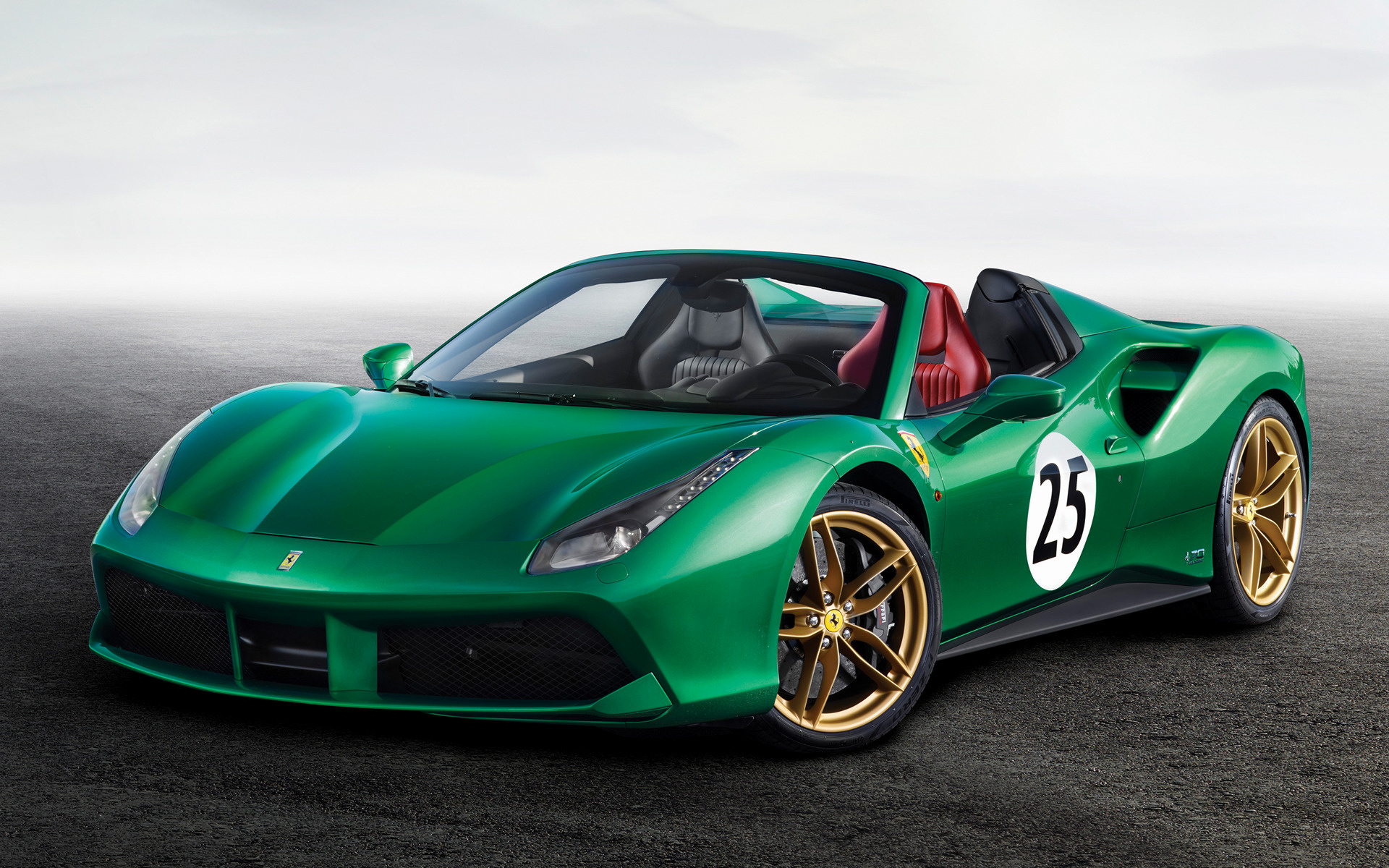 Green Ferrari Wallpapers