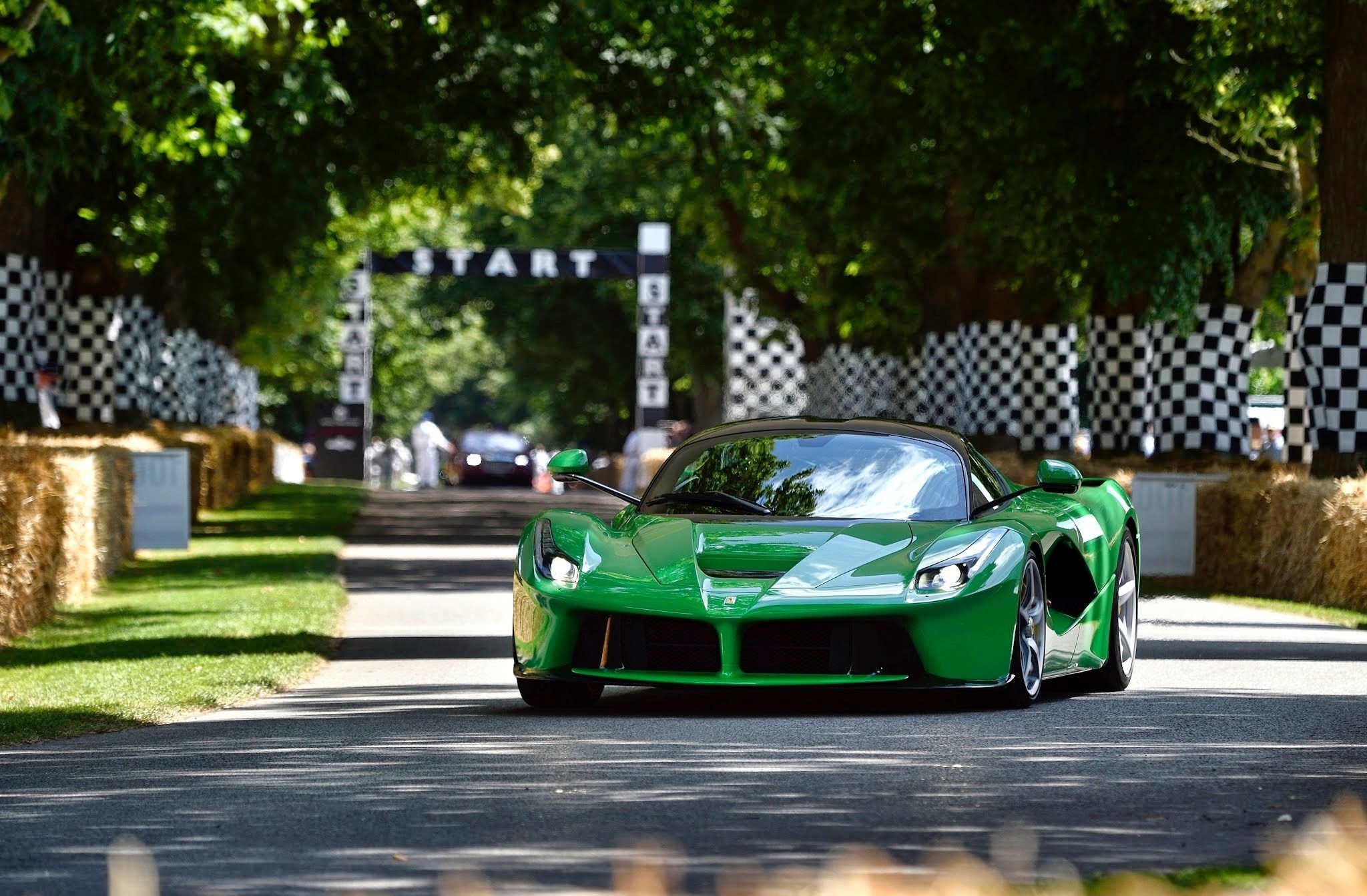 Green Ferrari Wallpapers