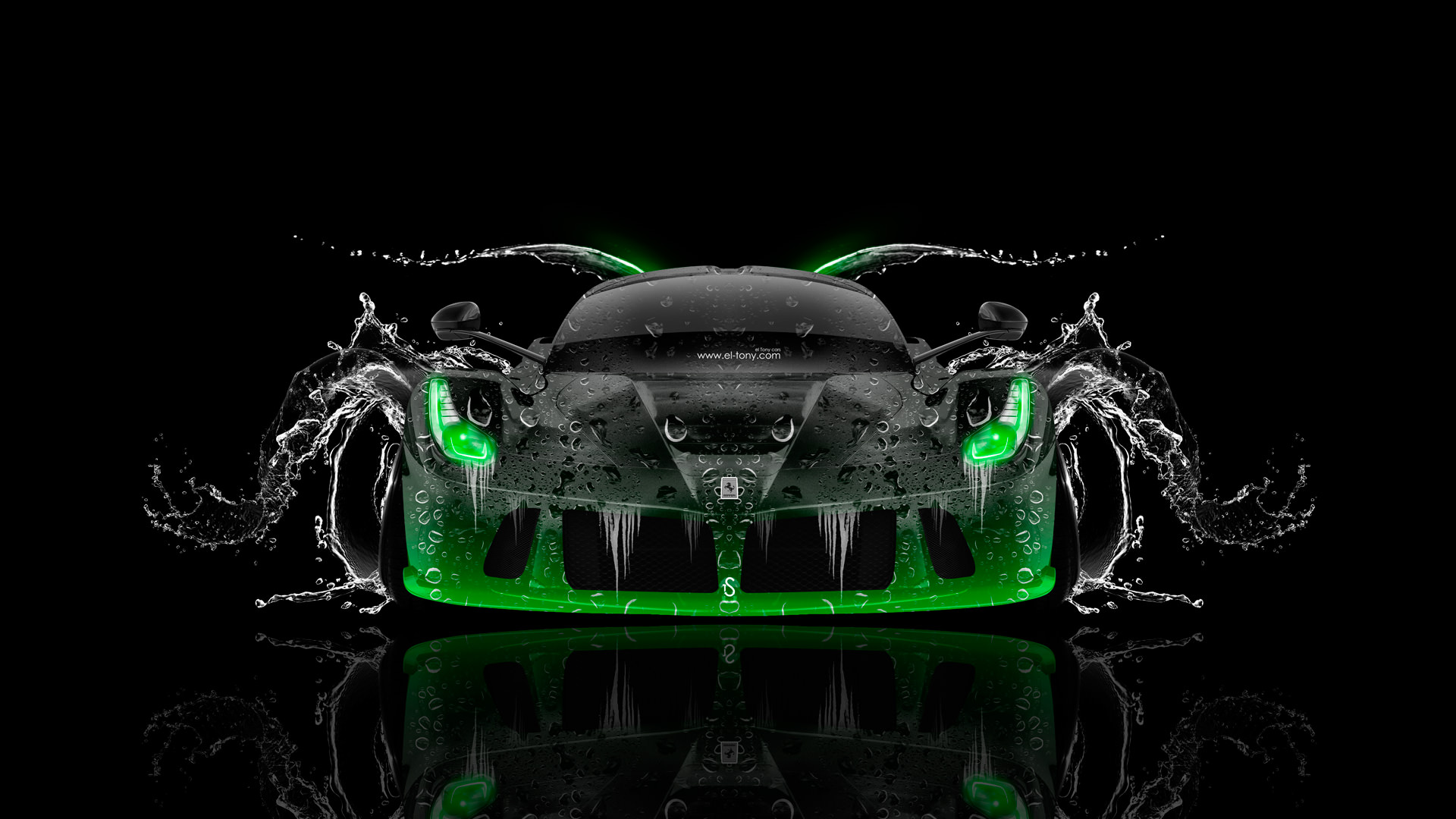 Green Ferrari Wallpapers