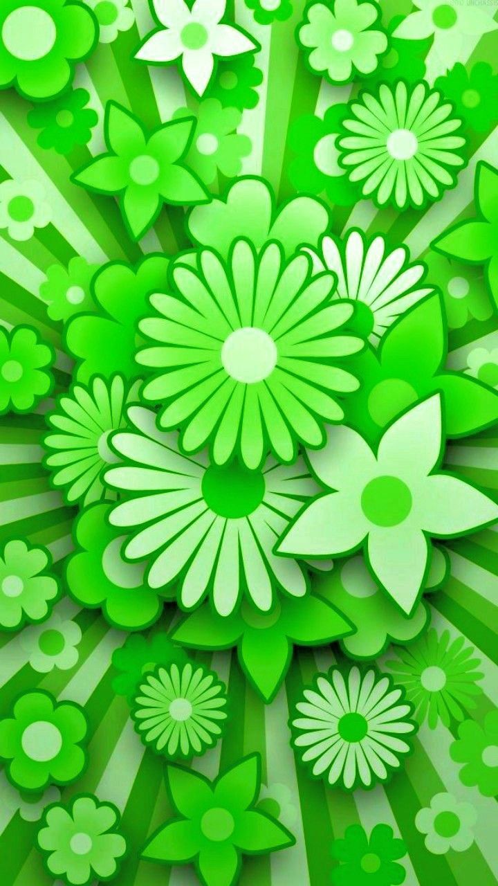 Green Flower Pictures Wallpapers