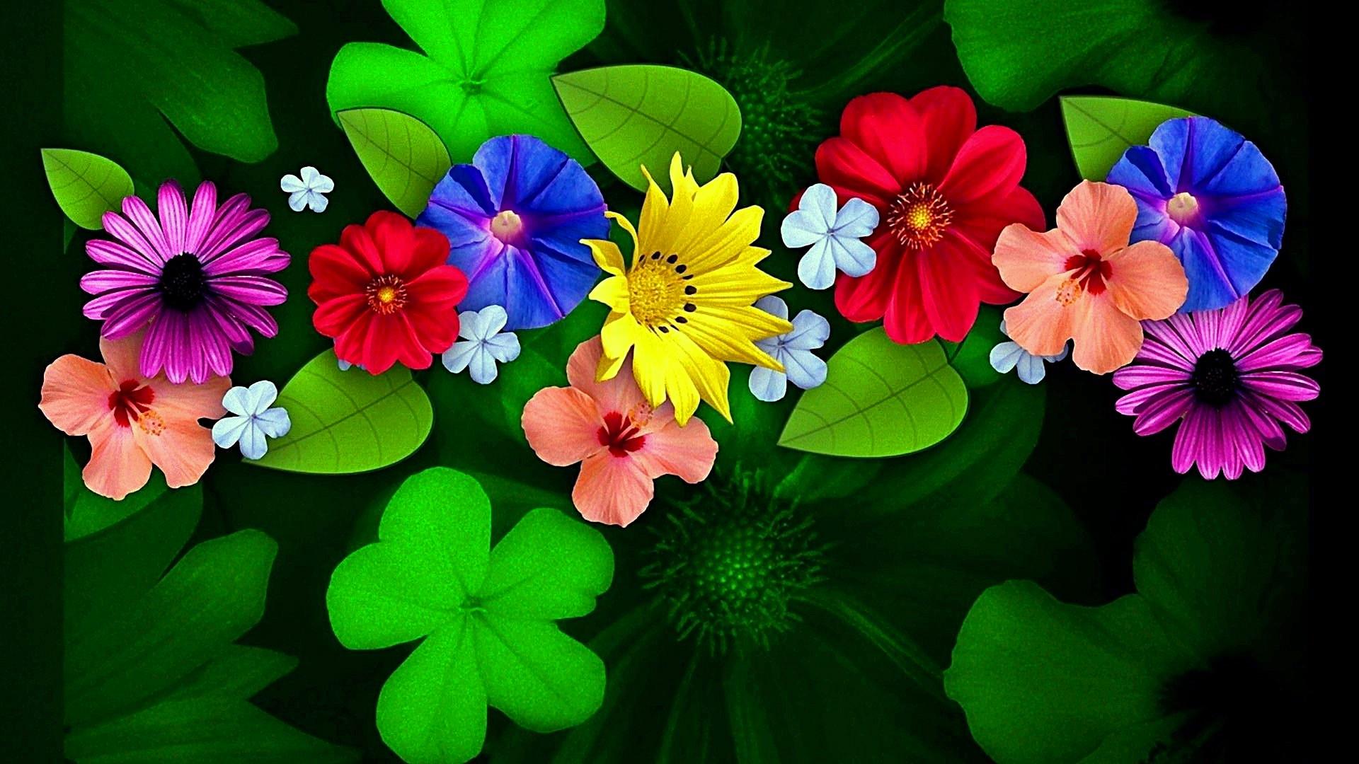 Green Flower Pictures Wallpapers