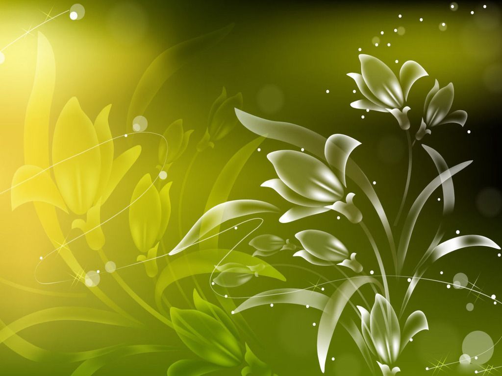 Green Flower Pictures Wallpapers