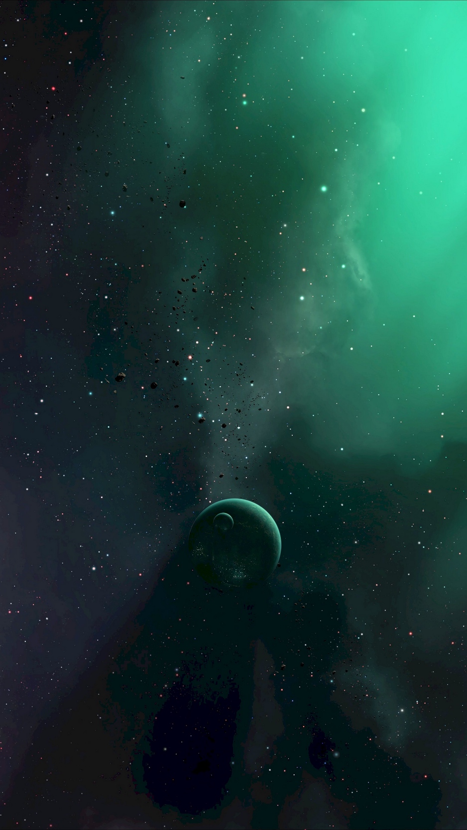 Green Galaxy Wallpapers