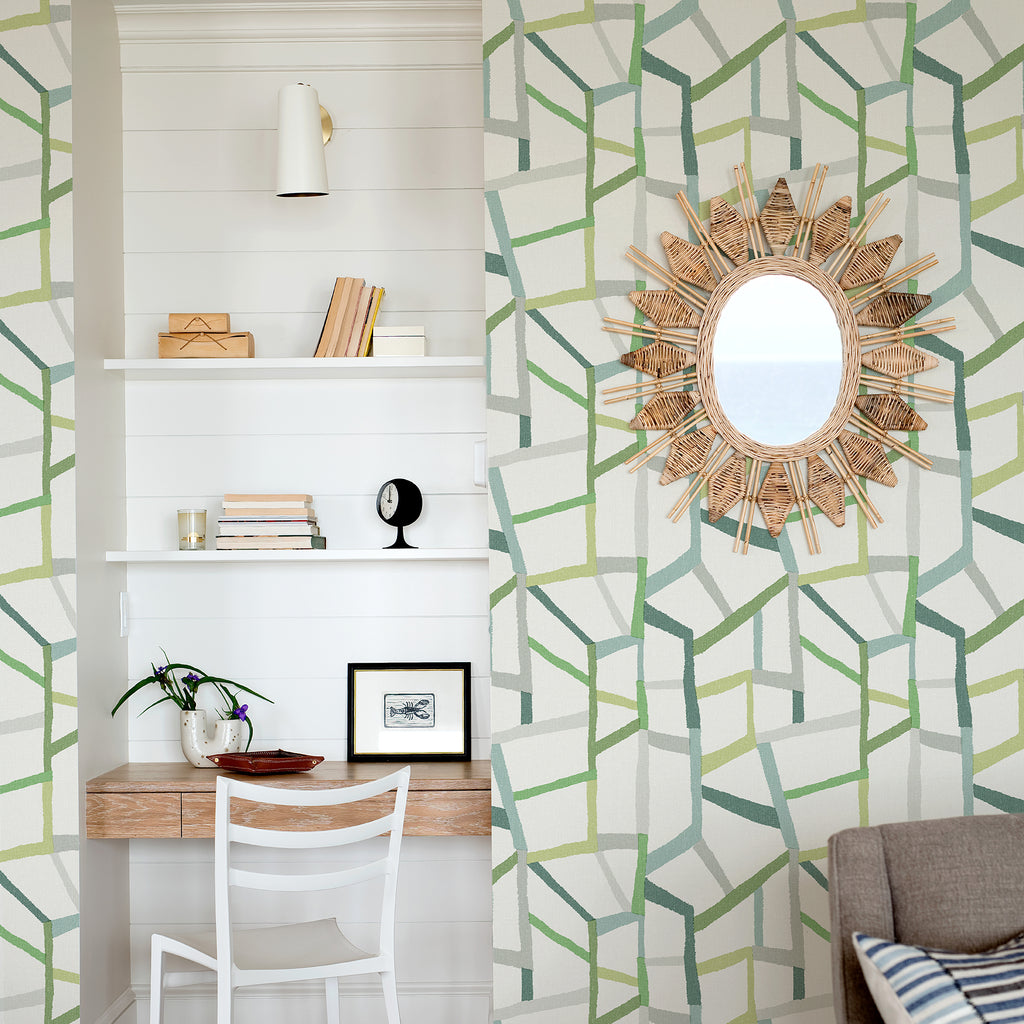 Green Geometric Wallpapers