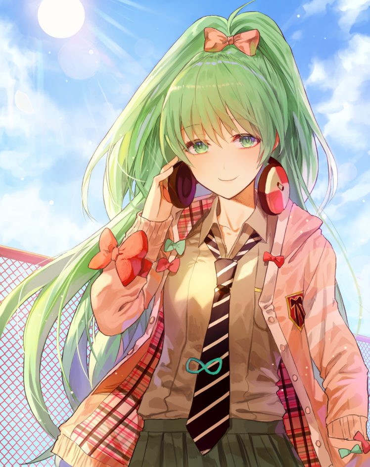 Green Hair Girl Wallpapers