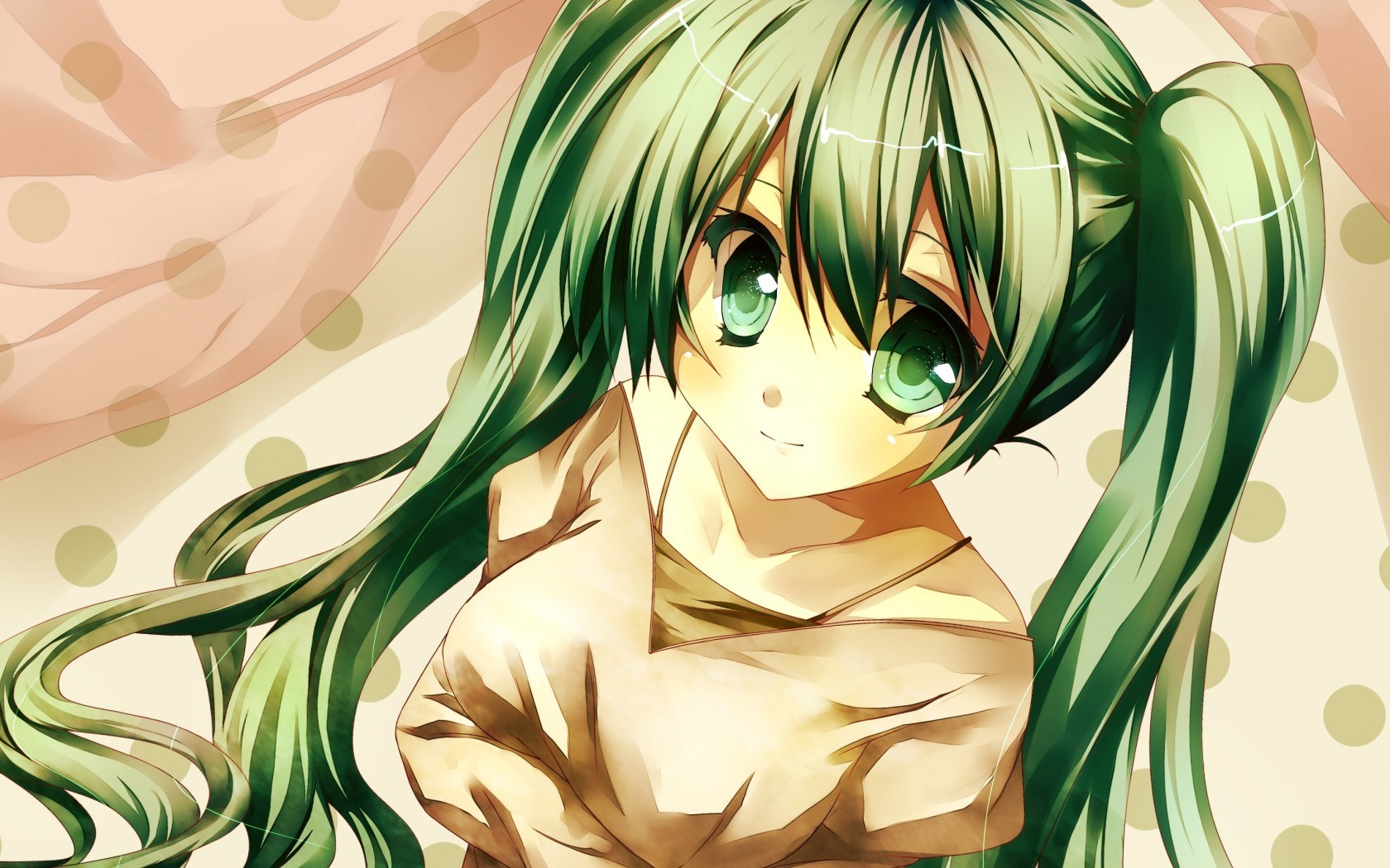 Green Hair Girl Wallpapers