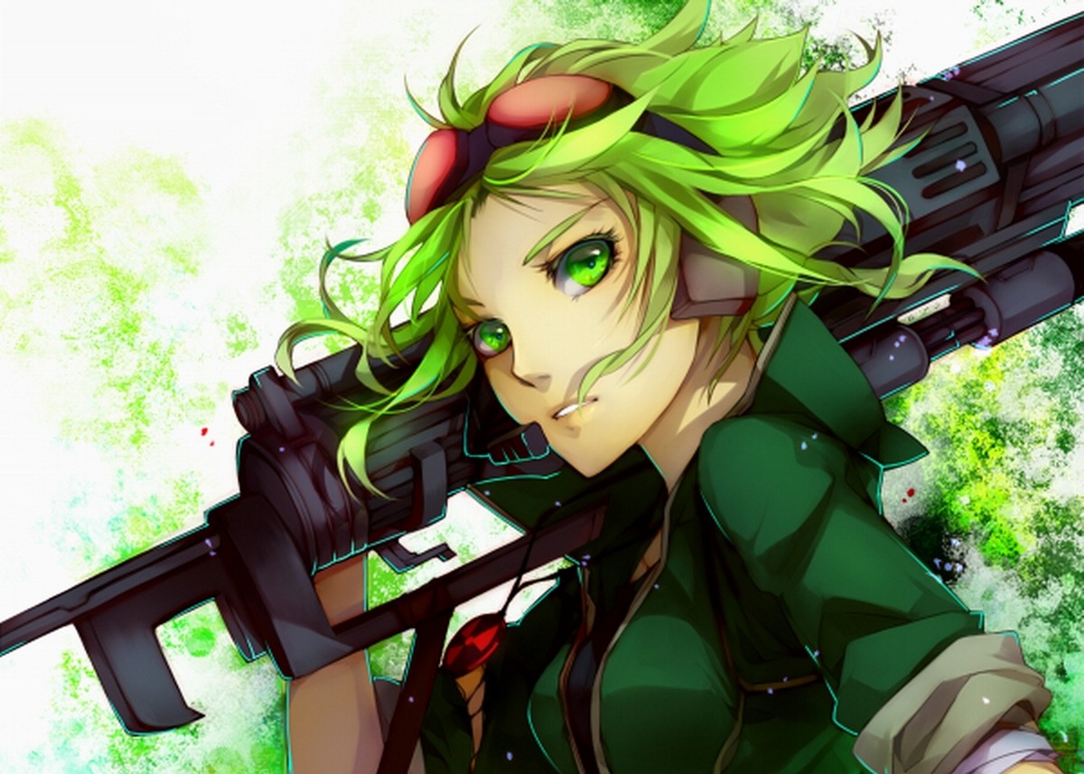 Green Hair Girl Wallpapers