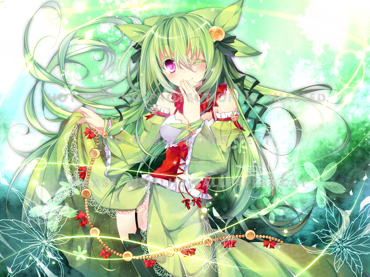 Green Hair Girl Wallpapers