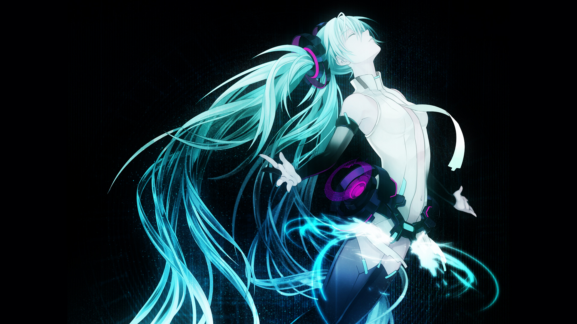 Green Hair Hatsune Miku Vocaloid Wallpapers