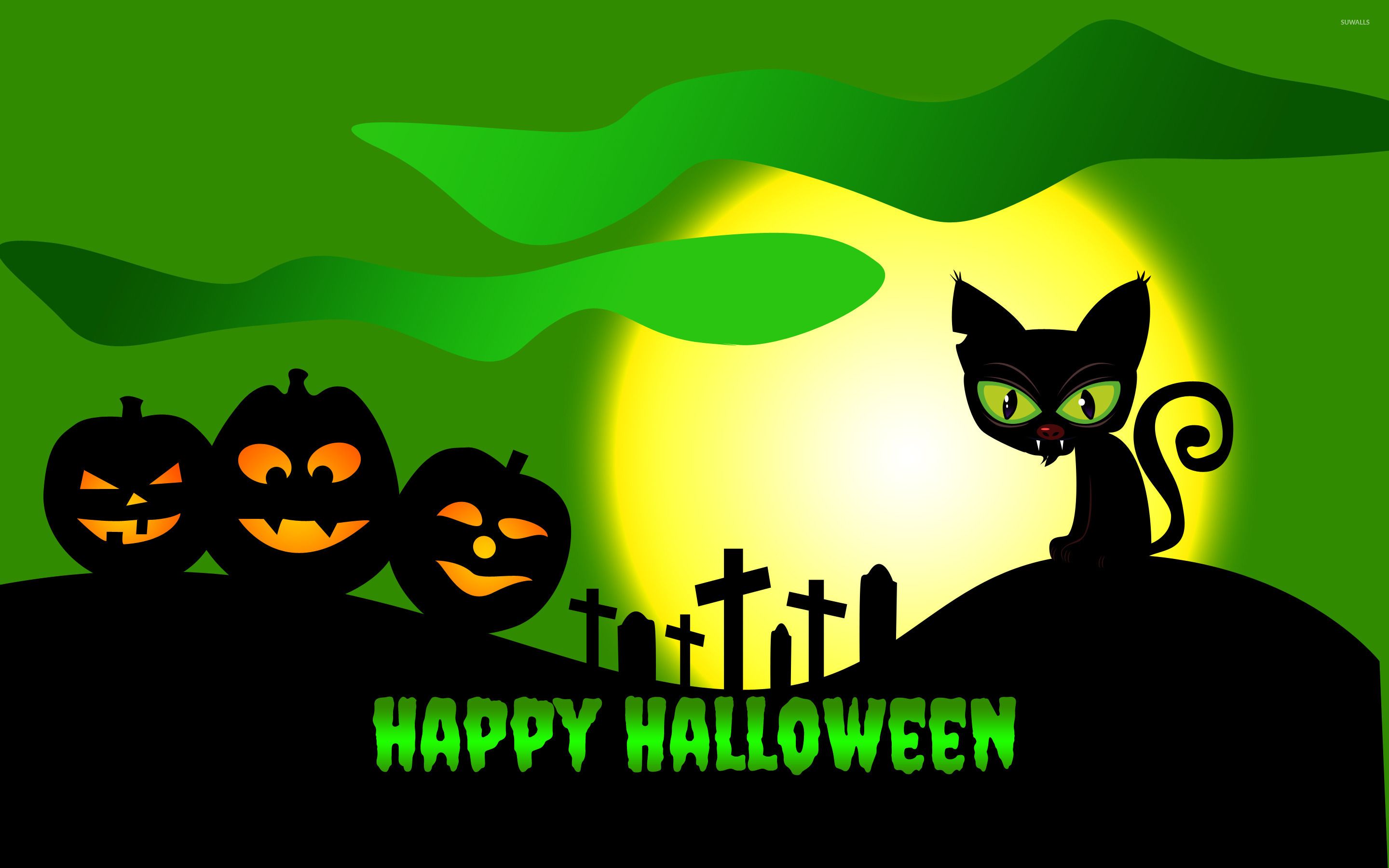 Green Halloween Wallpapers