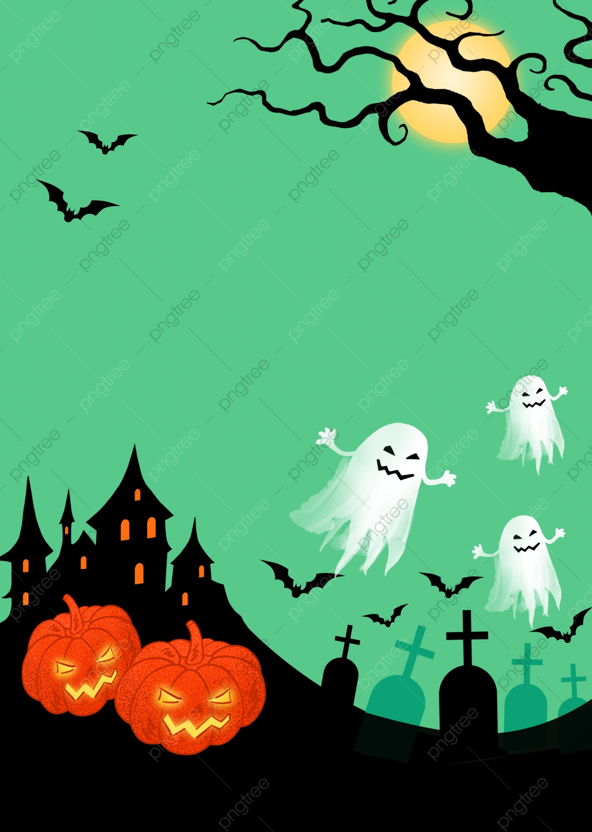 Green Halloween Wallpapers