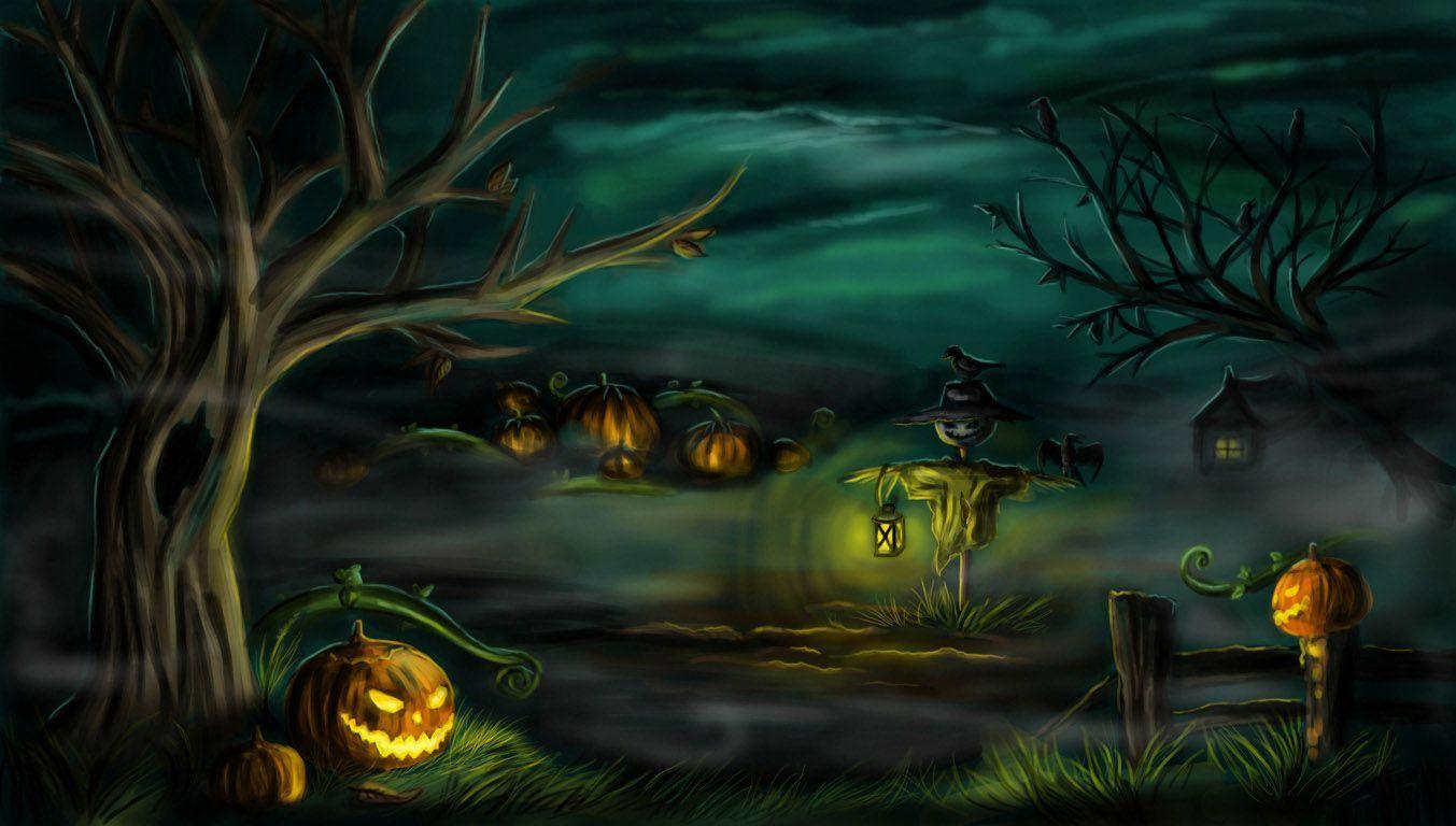 Green Halloween Wallpapers