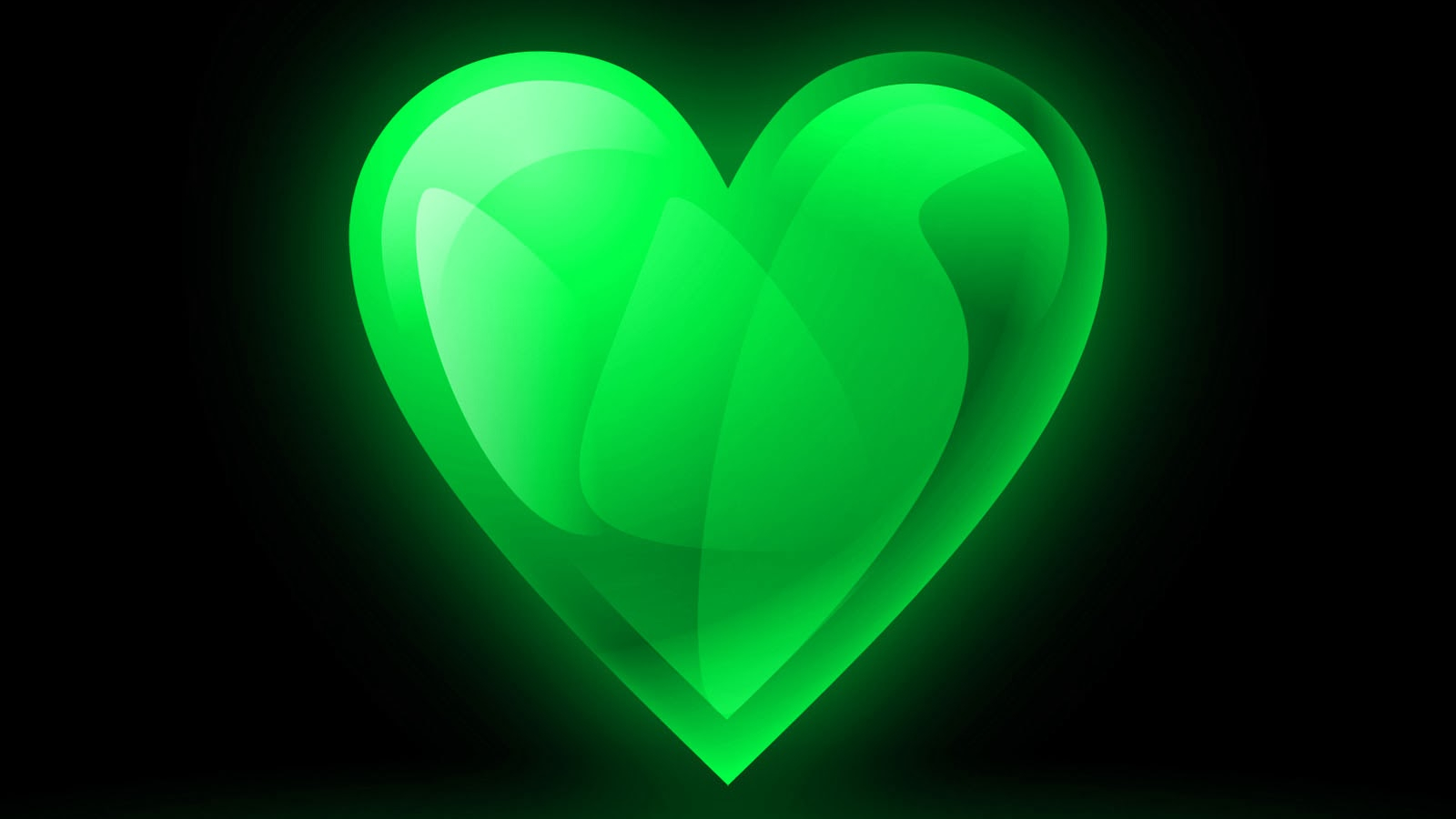 Green Heart Wallpapers